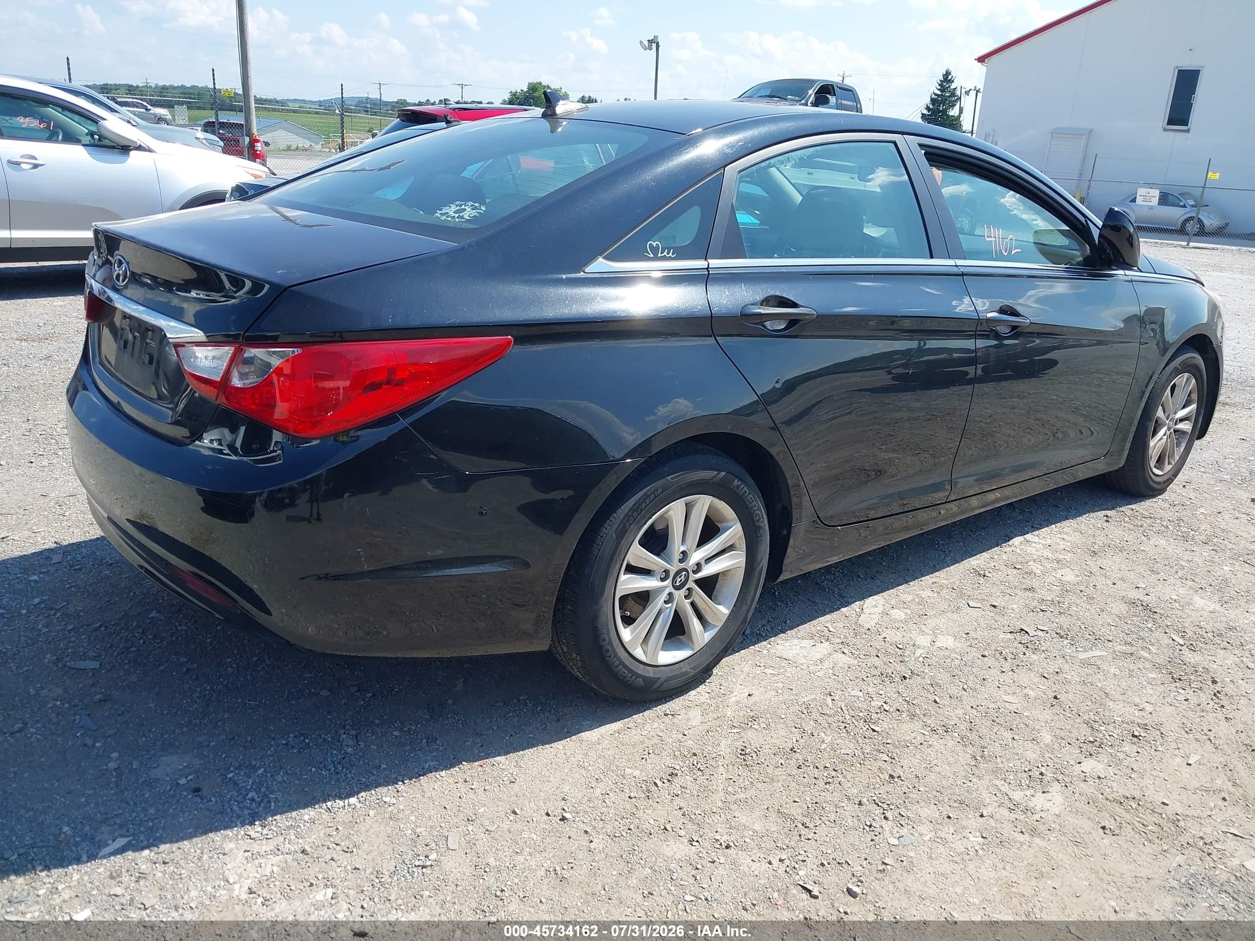 2011 Hyundai Sonata Gls Black vin: 5NPEB4AC0BH245967