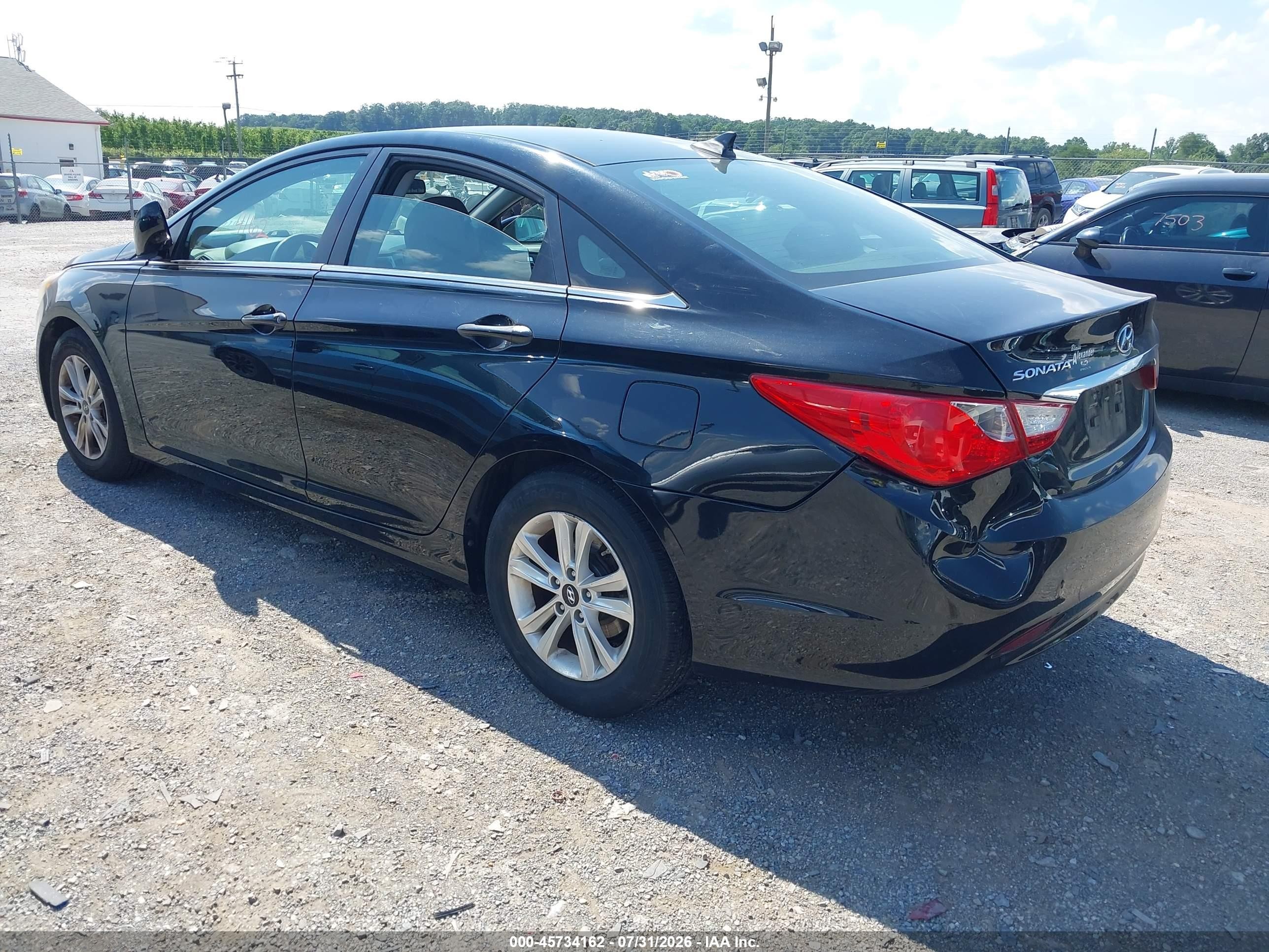 2011 Hyundai Sonata Gls Black vin: 5NPEB4AC0BH245967