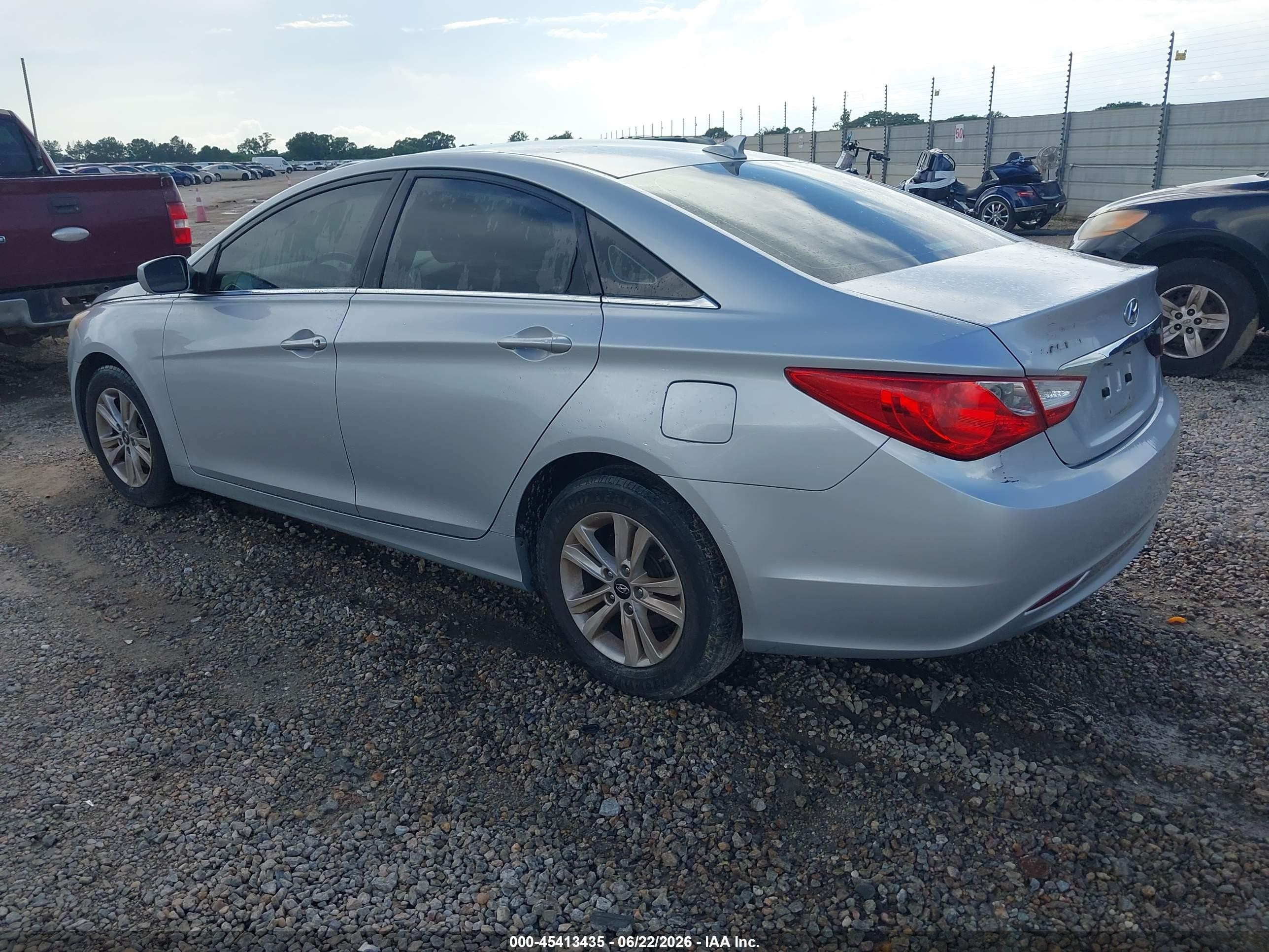 2011 Hyundai Sonata Gls Silver vin: 5NPEB4AC0BH250103
