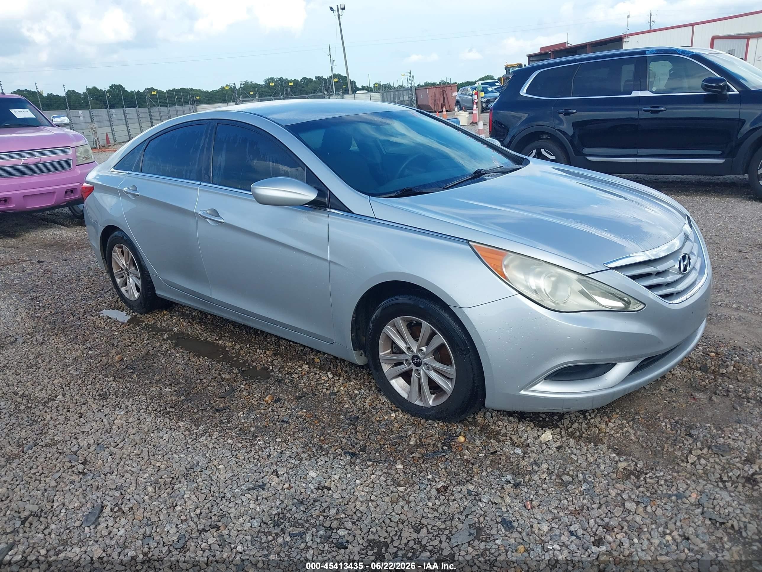 2011 Hyundai Sonata Gls Silver vin: 5NPEB4AC0BH250103