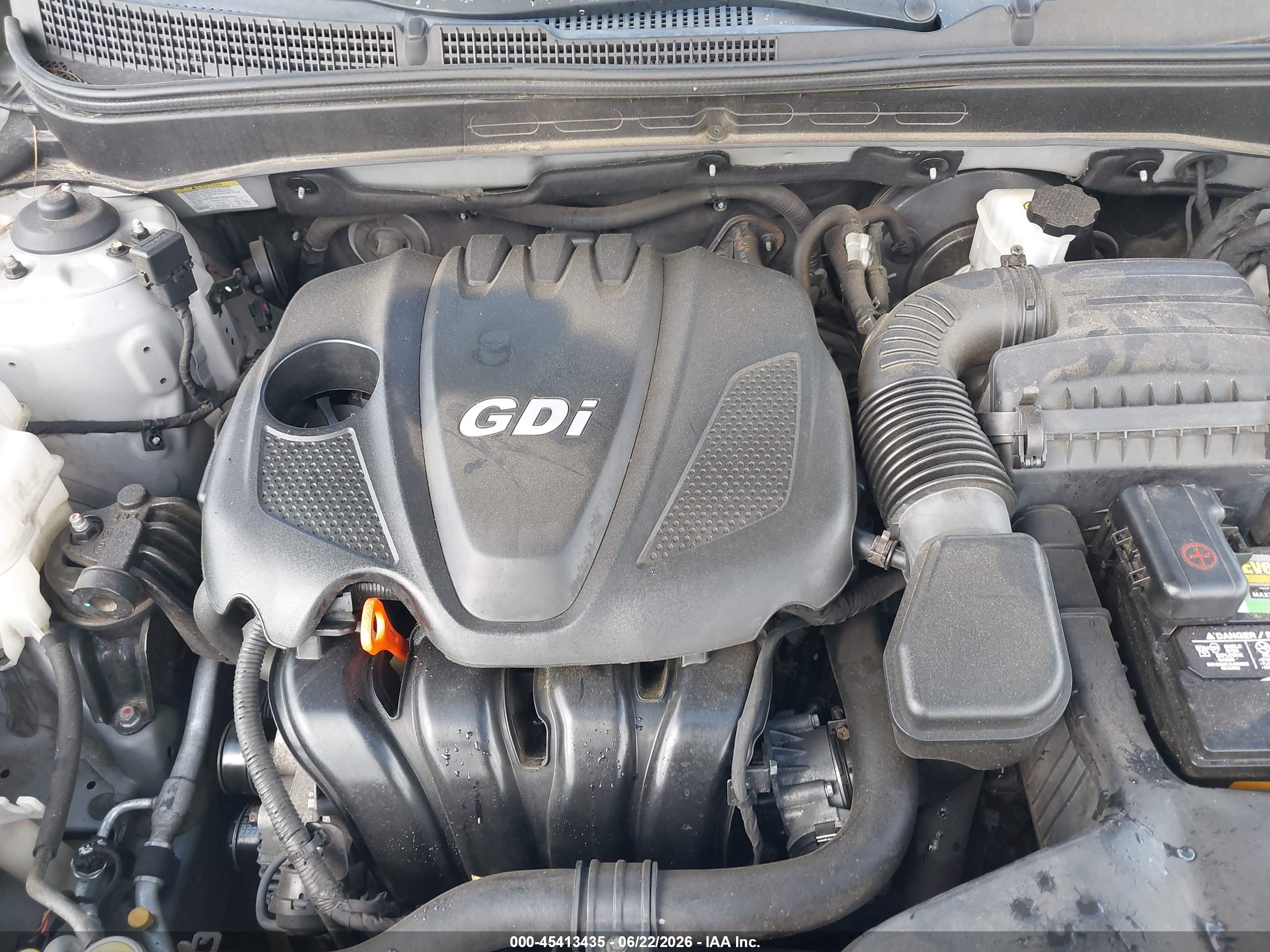 2011 Hyundai Sonata Gls Silver vin: 5NPEB4AC0BH250103