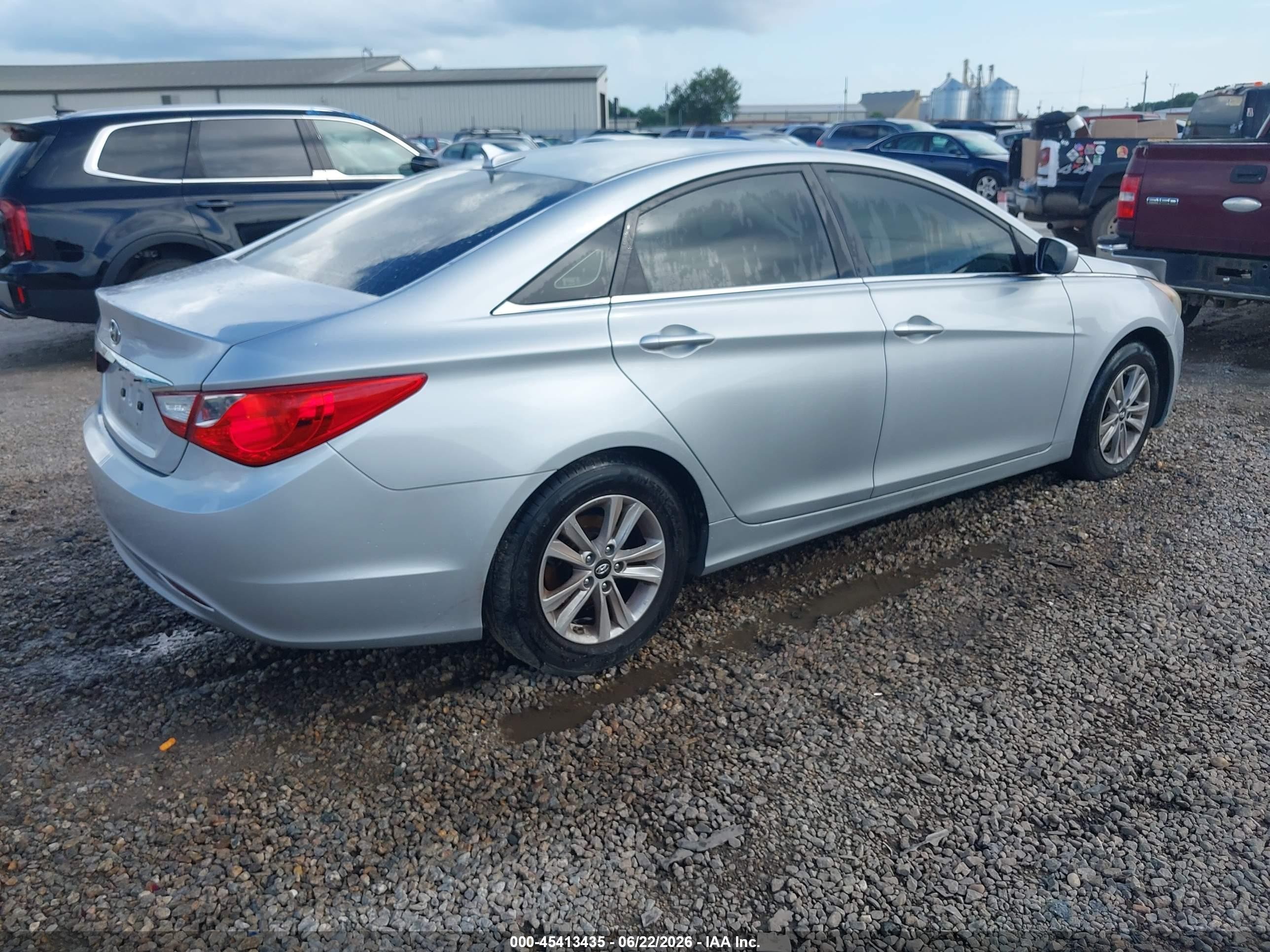 2011 Hyundai Sonata Gls Silver vin: 5NPEB4AC0BH250103