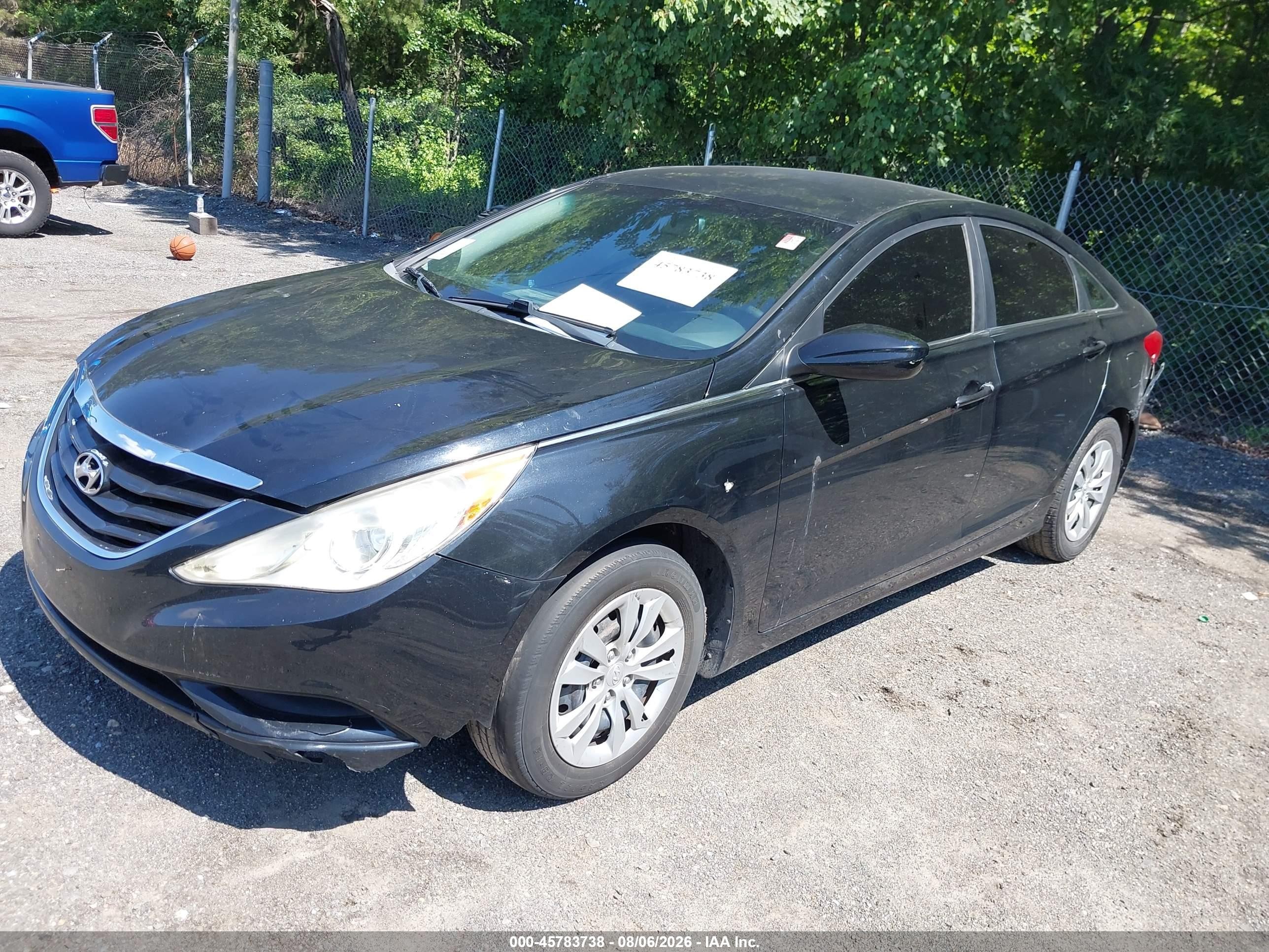 2011 Hyundai Sonata Gls Черный vin: 5NPEB4AC0BH257018