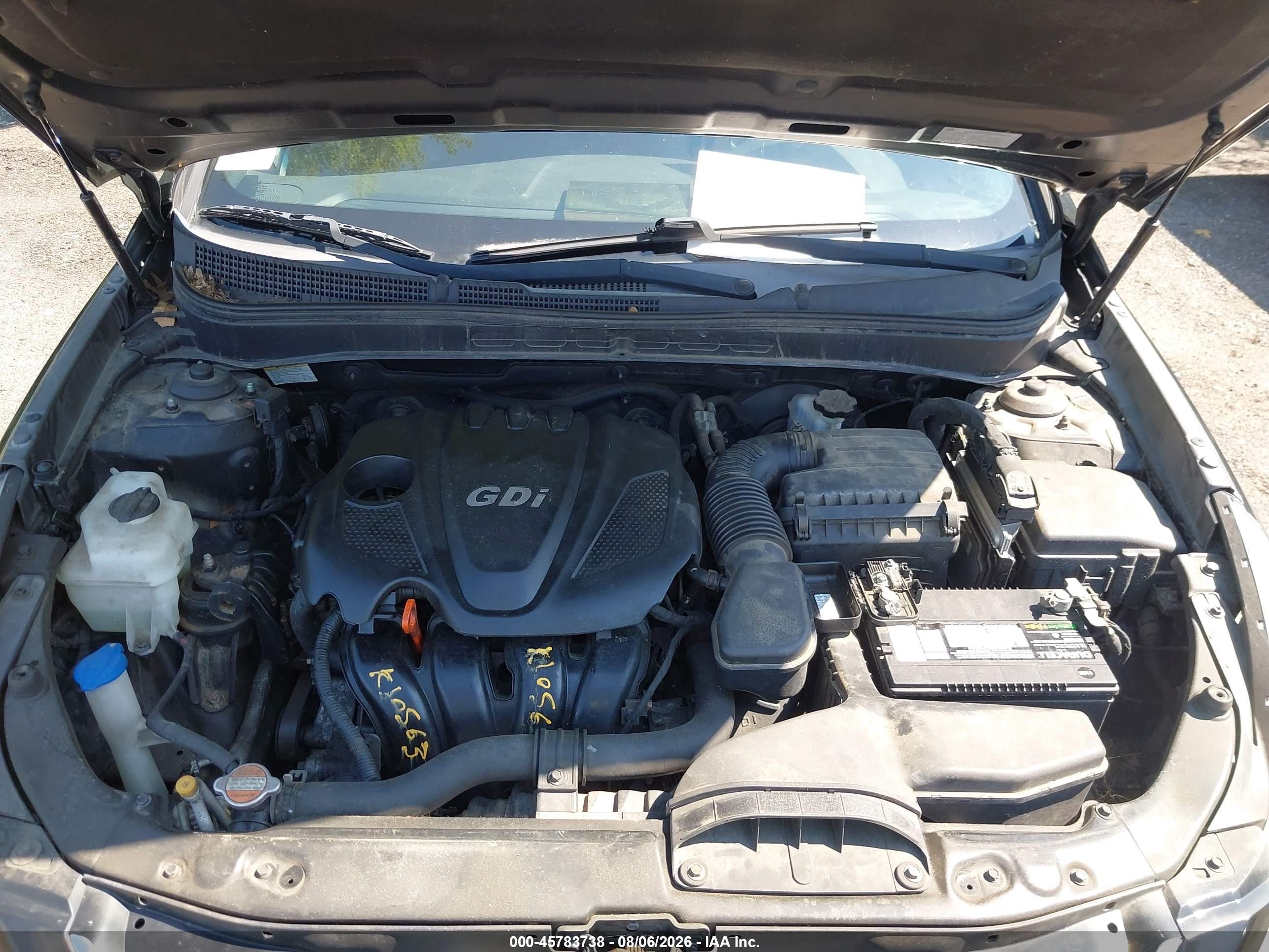 2011 Hyundai Sonata Gls Черный vin: 5NPEB4AC0BH257018