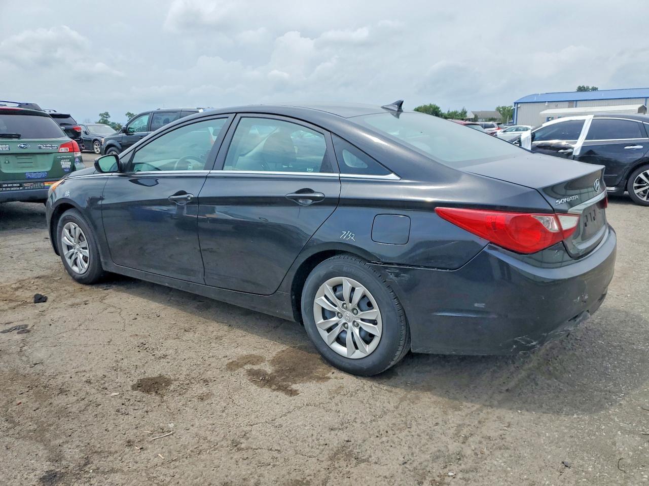 2011 Hyundai Sonata Gls Black vin: 5NPEB4AC0BH262641