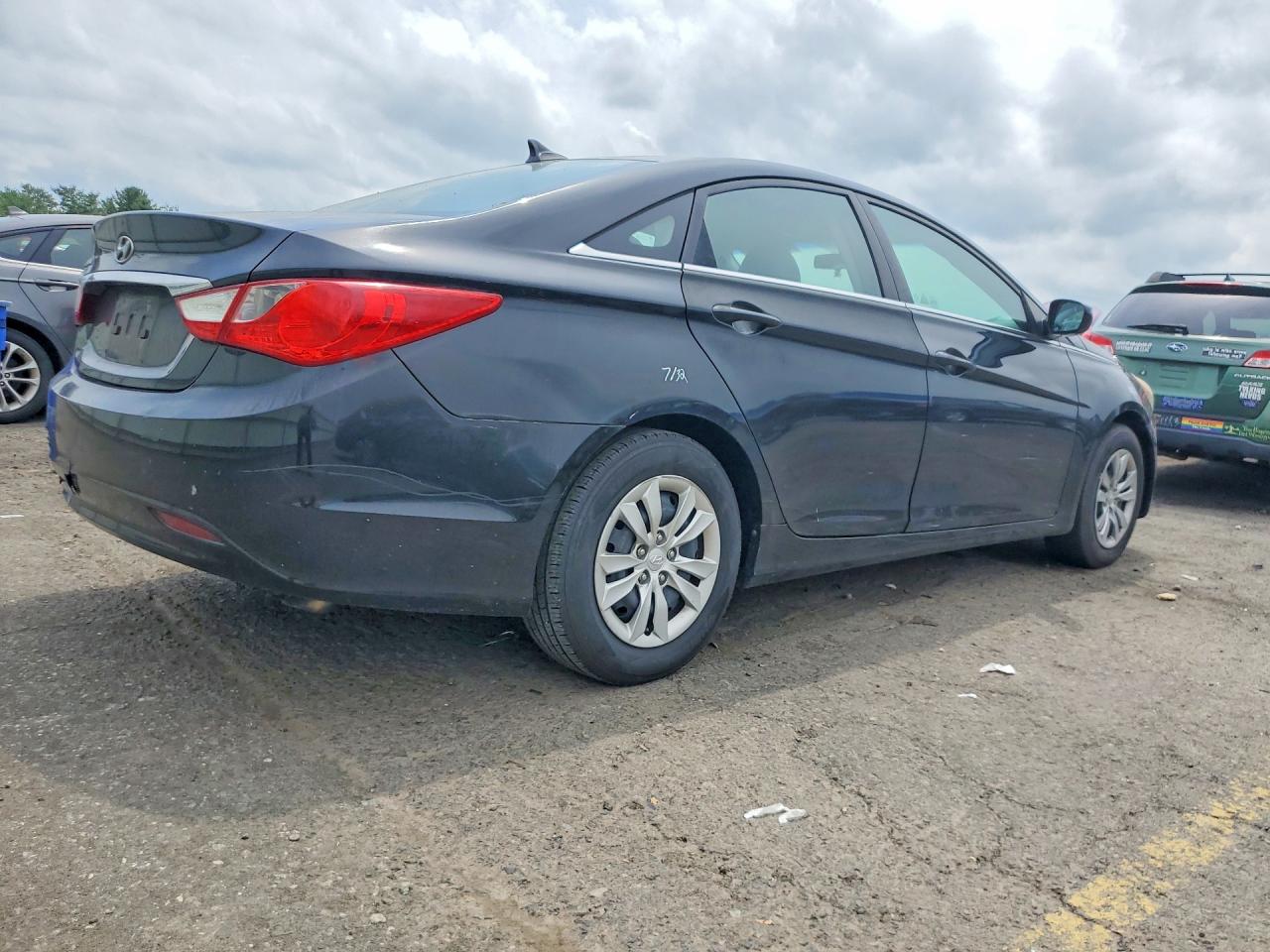 2011 Hyundai Sonata Gls Black vin: 5NPEB4AC0BH262641