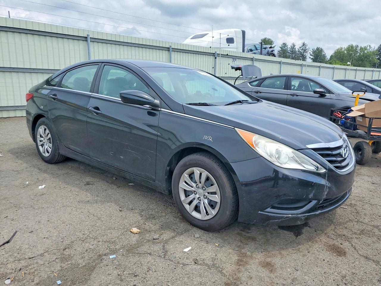 2011 Hyundai Sonata Gls Black vin: 5NPEB4AC0BH262641