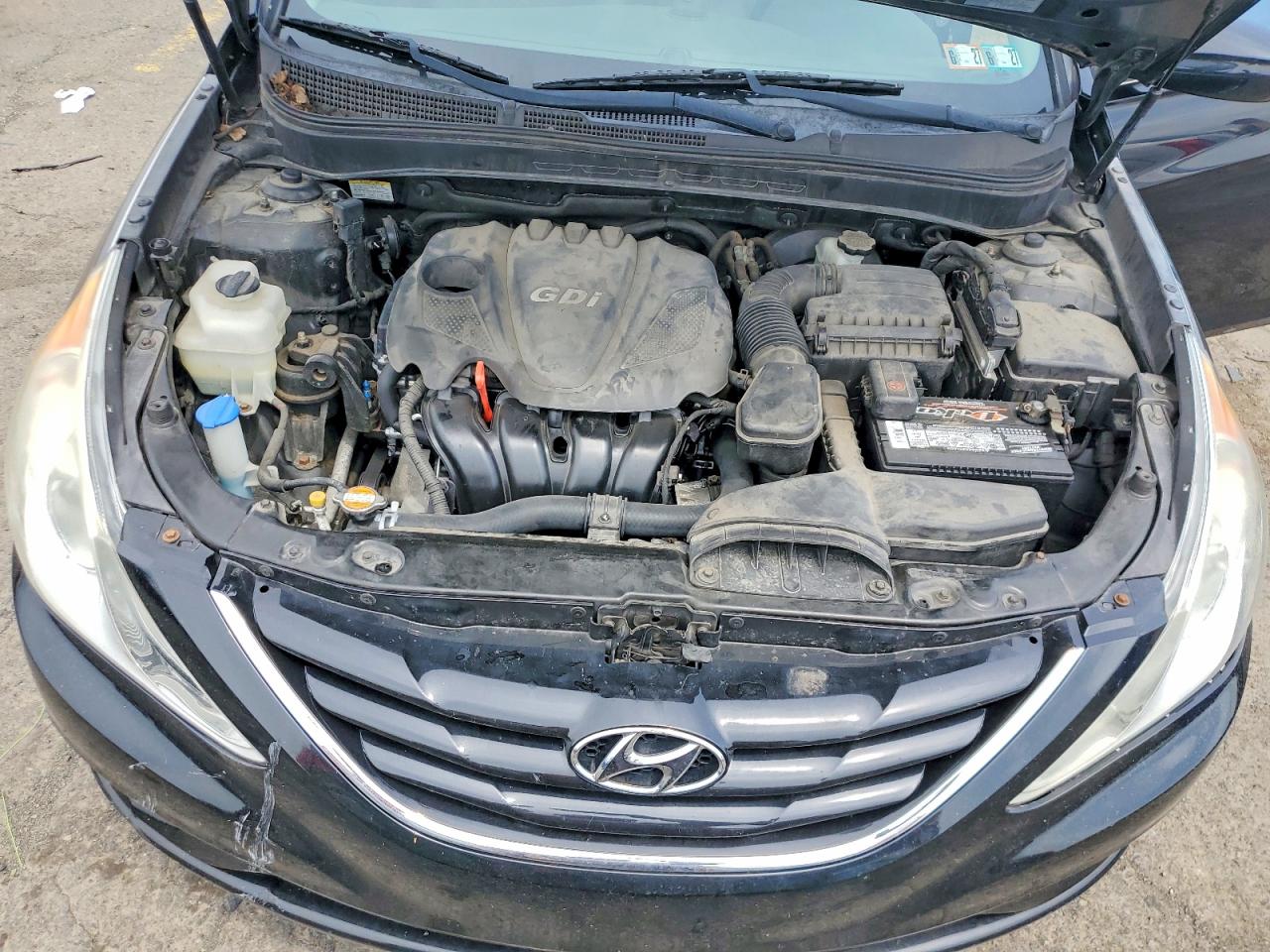 2011 Hyundai Sonata Gls Black vin: 5NPEB4AC0BH262641