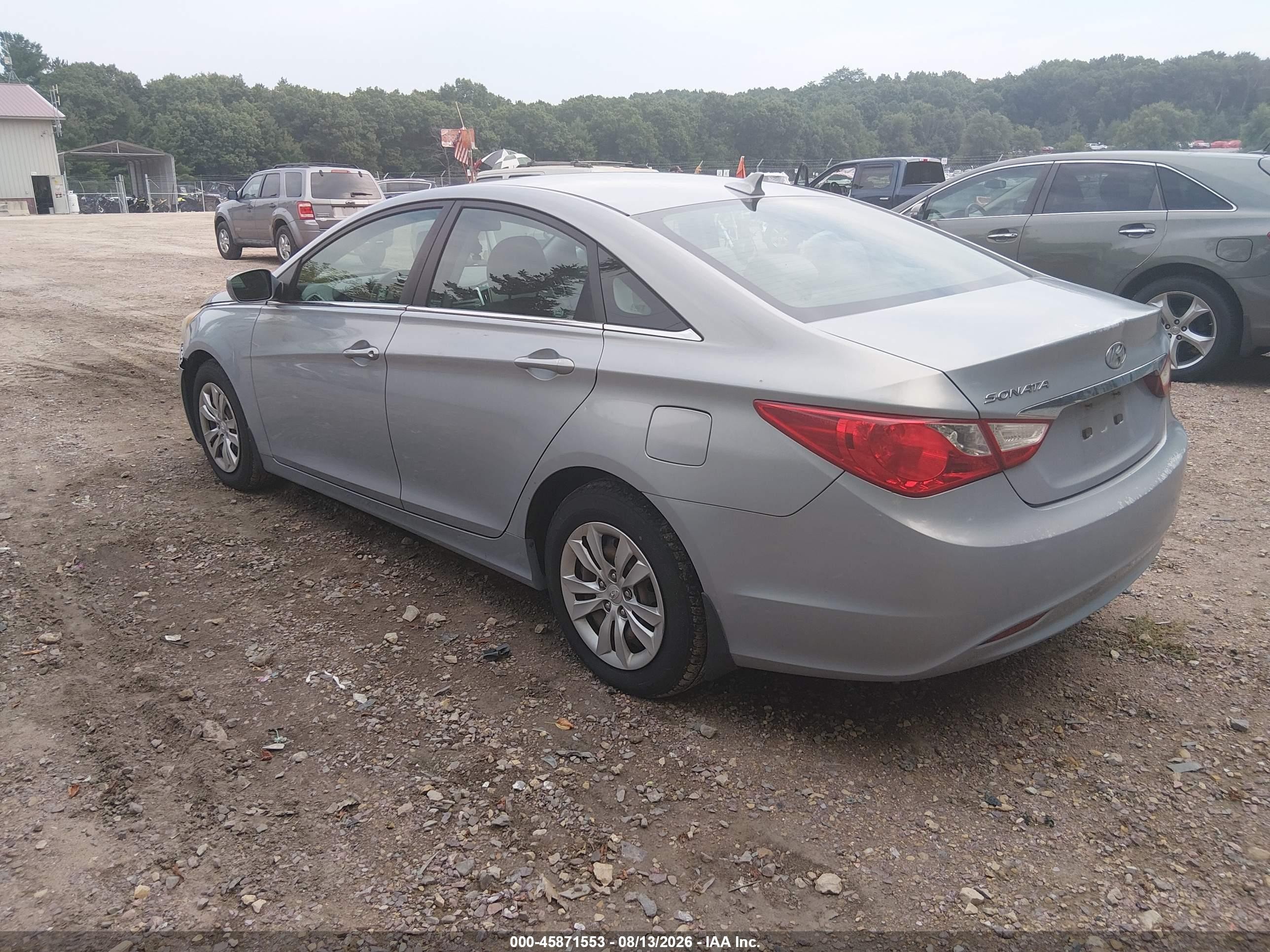 2011 Hyundai Sonata Gls Серебряный vin: 5NPEB4AC0BH267399
