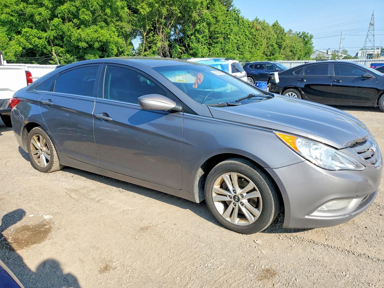 2011 Hyundai Sonata Gls Угольный vin: 5NPEB4AC0BH268259