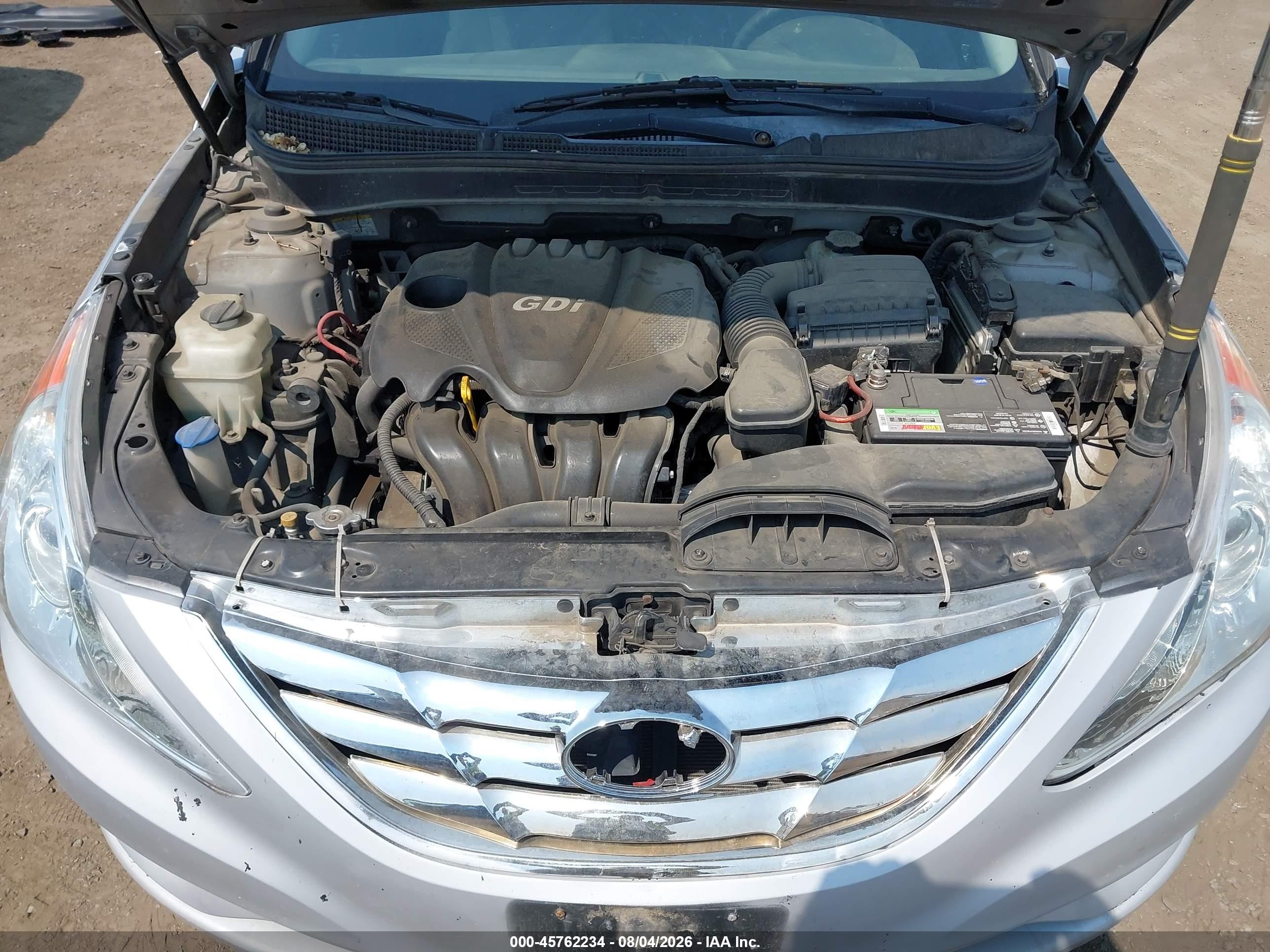2011 Hyundai Sonata Gls Silver vin: 5NPEB4AC0BH270769