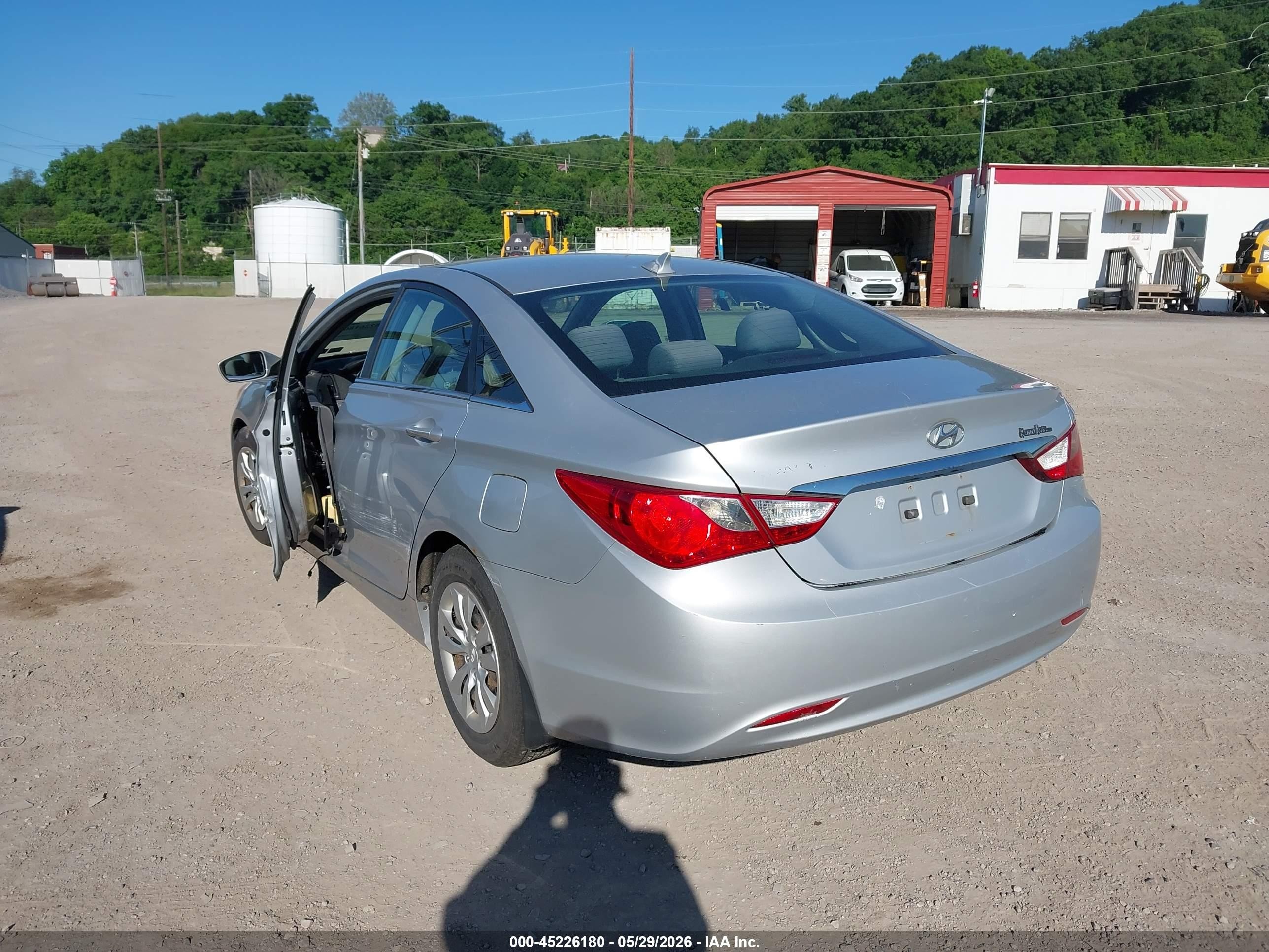 2011 Hyundai Sonata Gls Silver vin: 5NPEB4AC0BH271601
