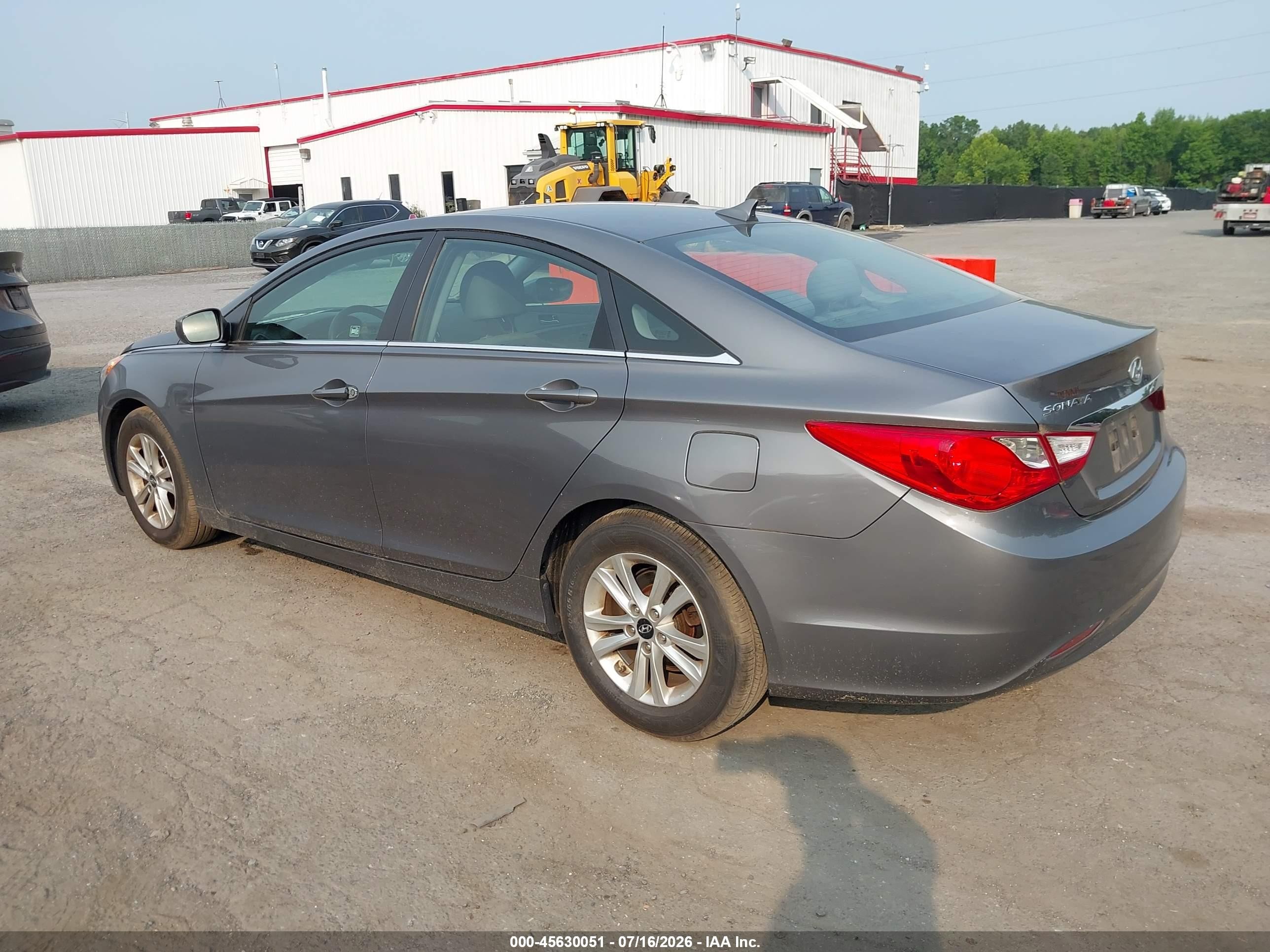 2011 Hyundai Sonata Gls Gray vin: 5NPEB4AC0BH290326