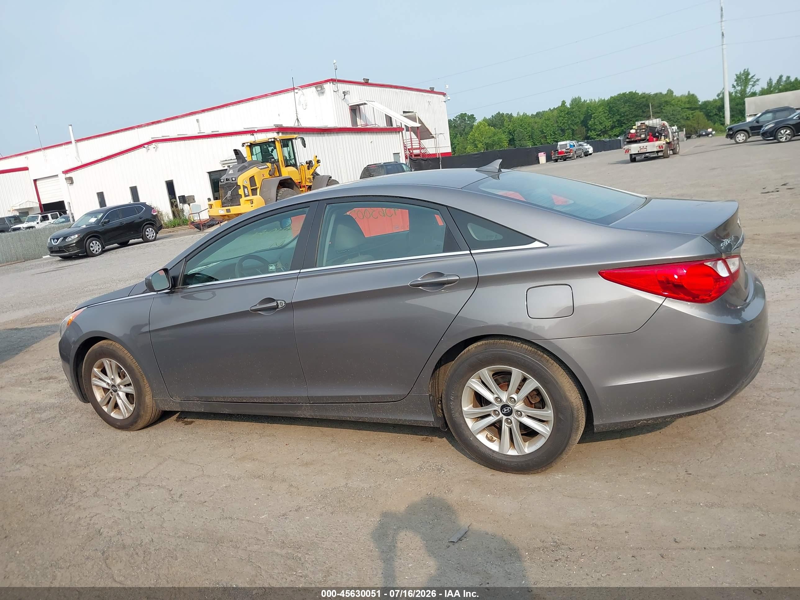 2011 Hyundai Sonata Gls Gray vin: 5NPEB4AC0BH290326