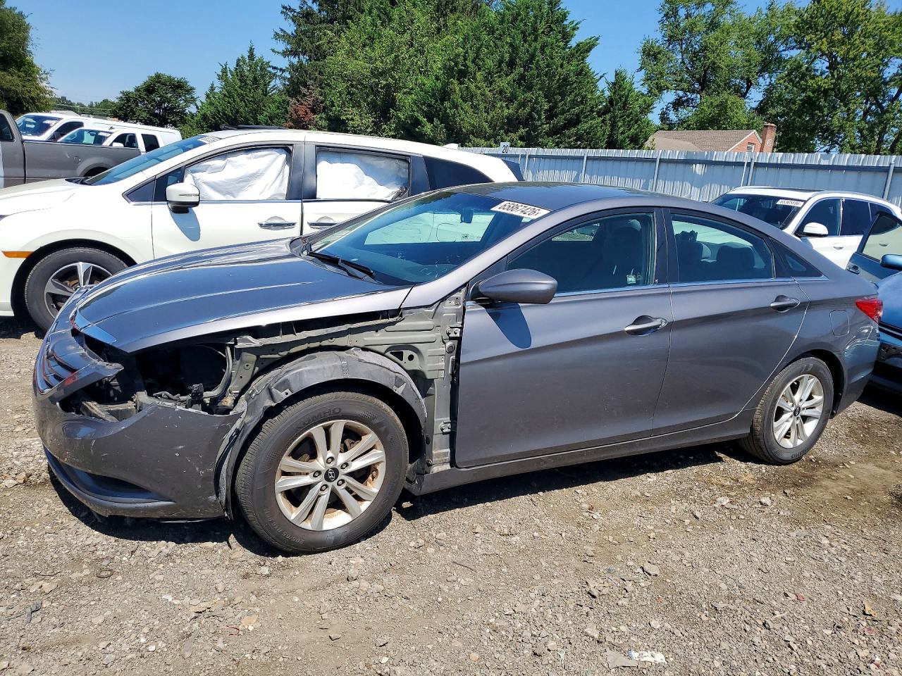 2011 Hyundai Sonata Gls Gray vin: 5NPEB4AC0BH290326