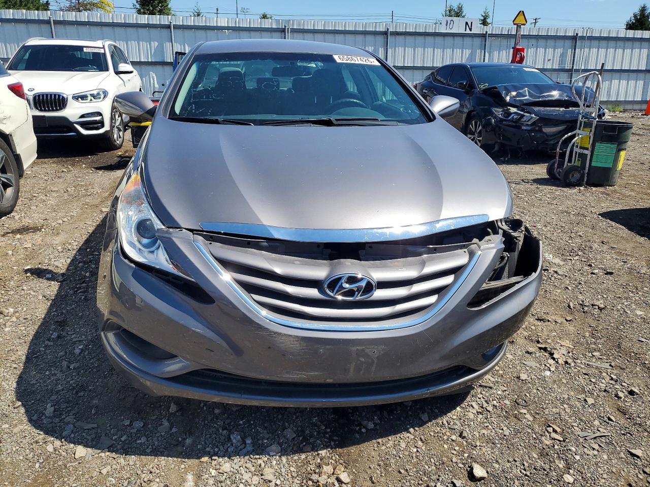 2011 Hyundai Sonata Gls Gray vin: 5NPEB4AC0BH290326