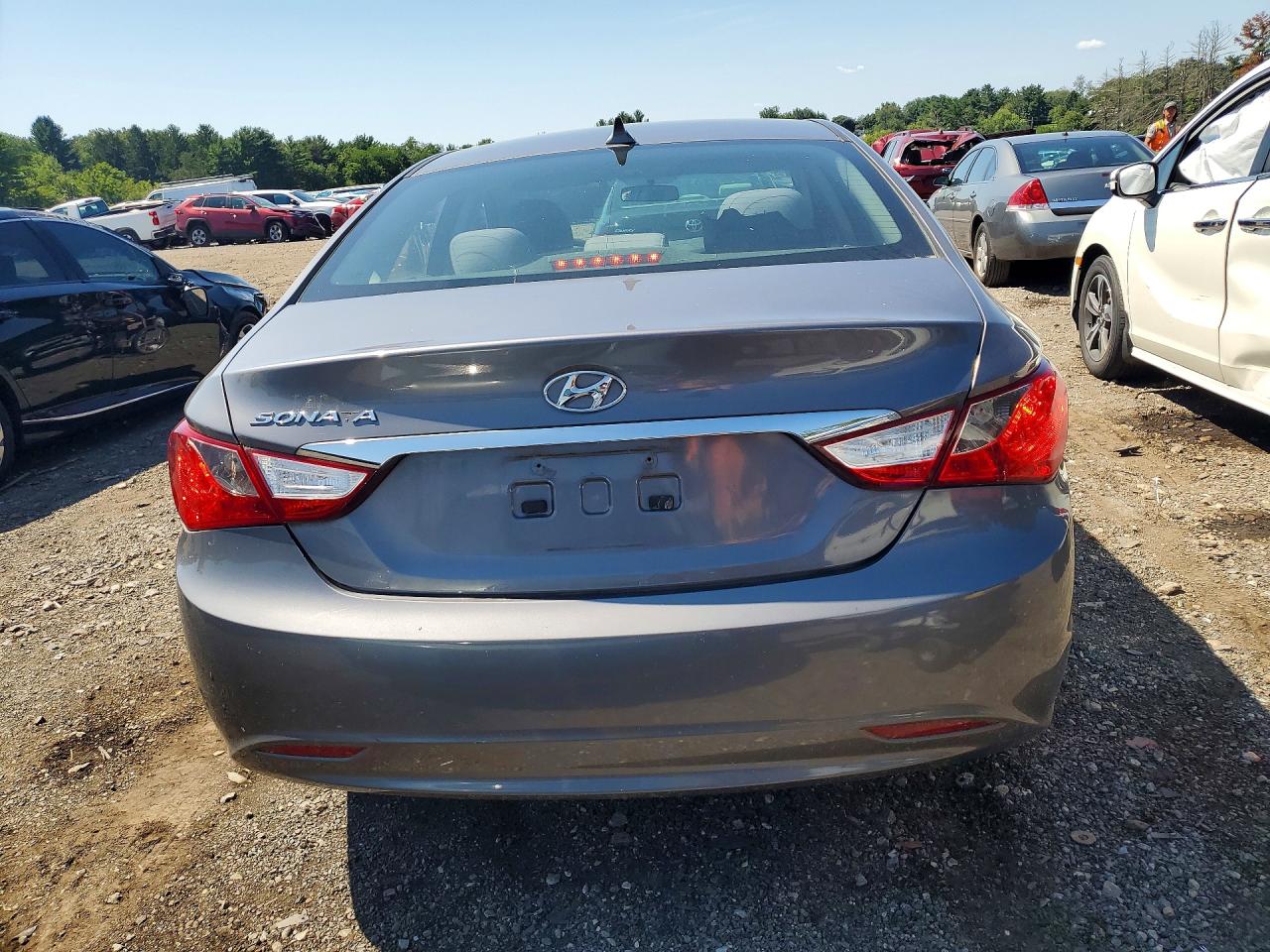 2011 Hyundai Sonata Gls Gray vin: 5NPEB4AC0BH290326