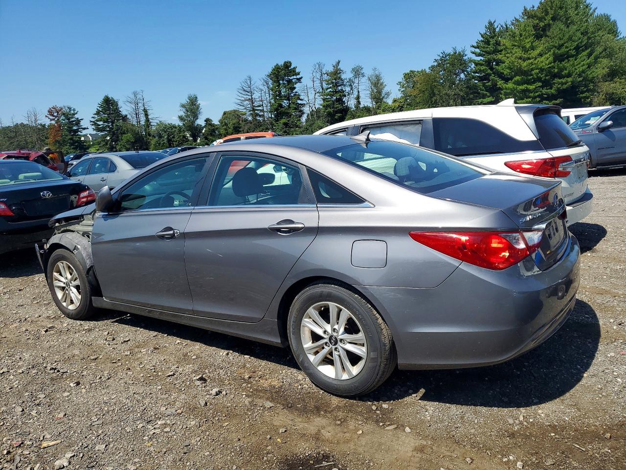 2011 Hyundai Sonata Gls Gray vin: 5NPEB4AC0BH290326