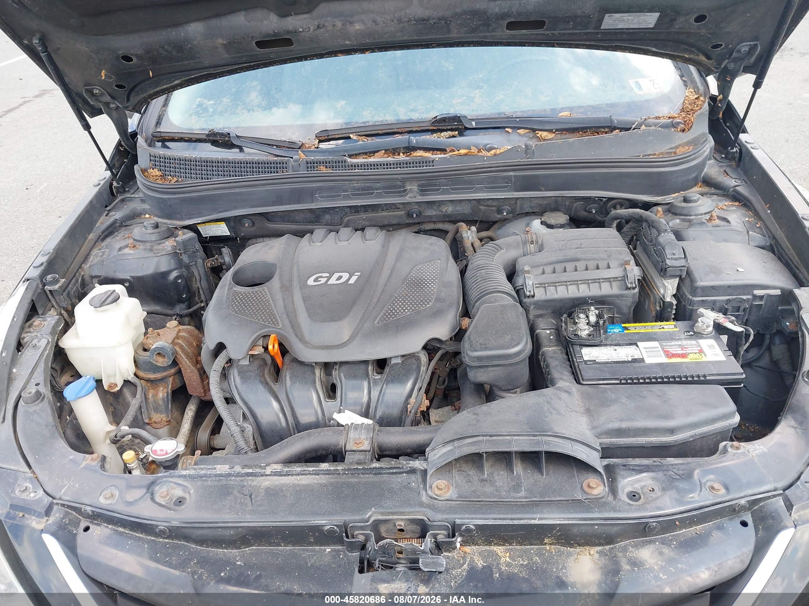 2011 Hyundai Sonata Gls Black vin: 5NPEB4AC0BH300711