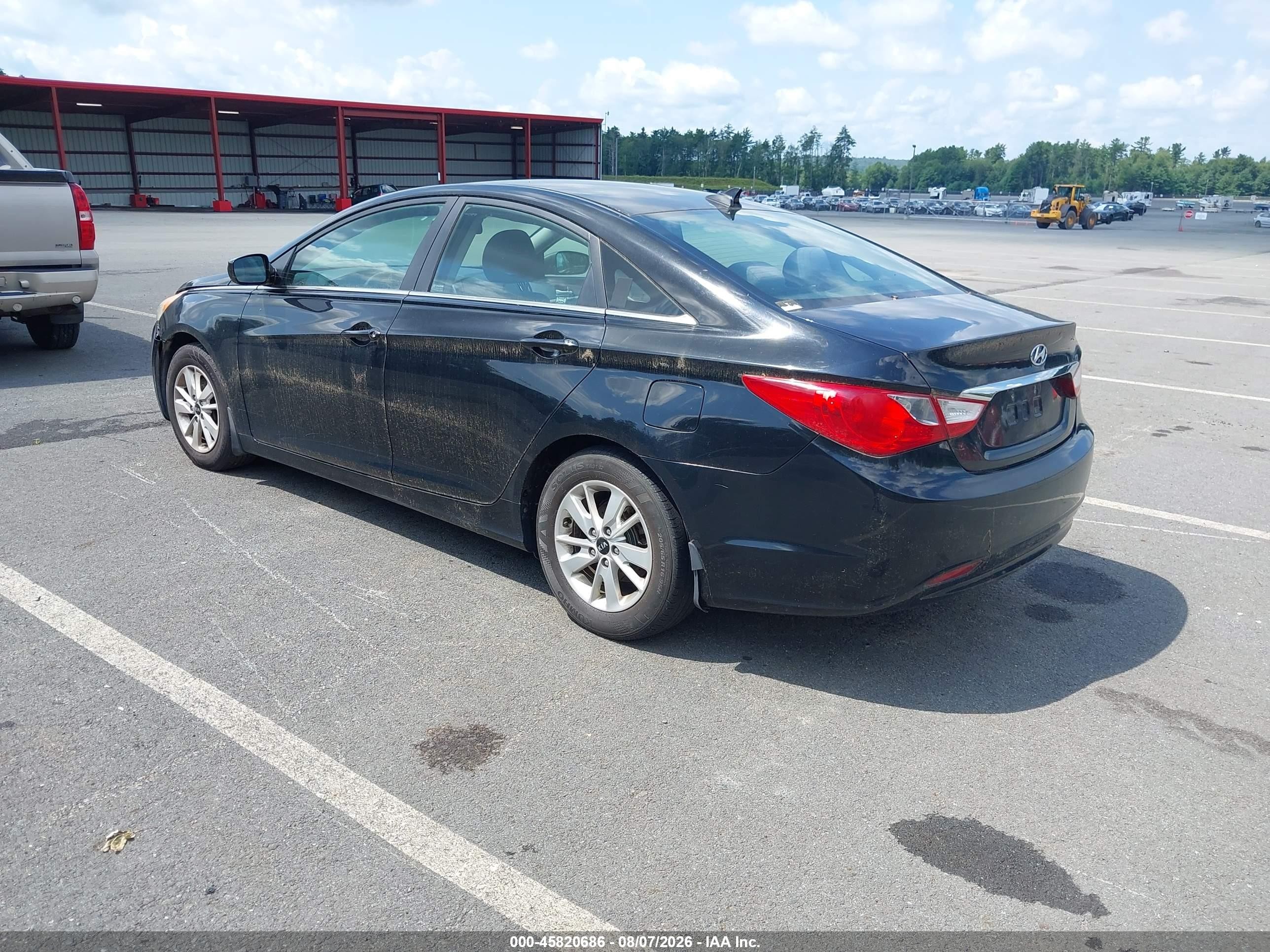 2011 Hyundai Sonata Gls Black vin: 5NPEB4AC0BH300711
