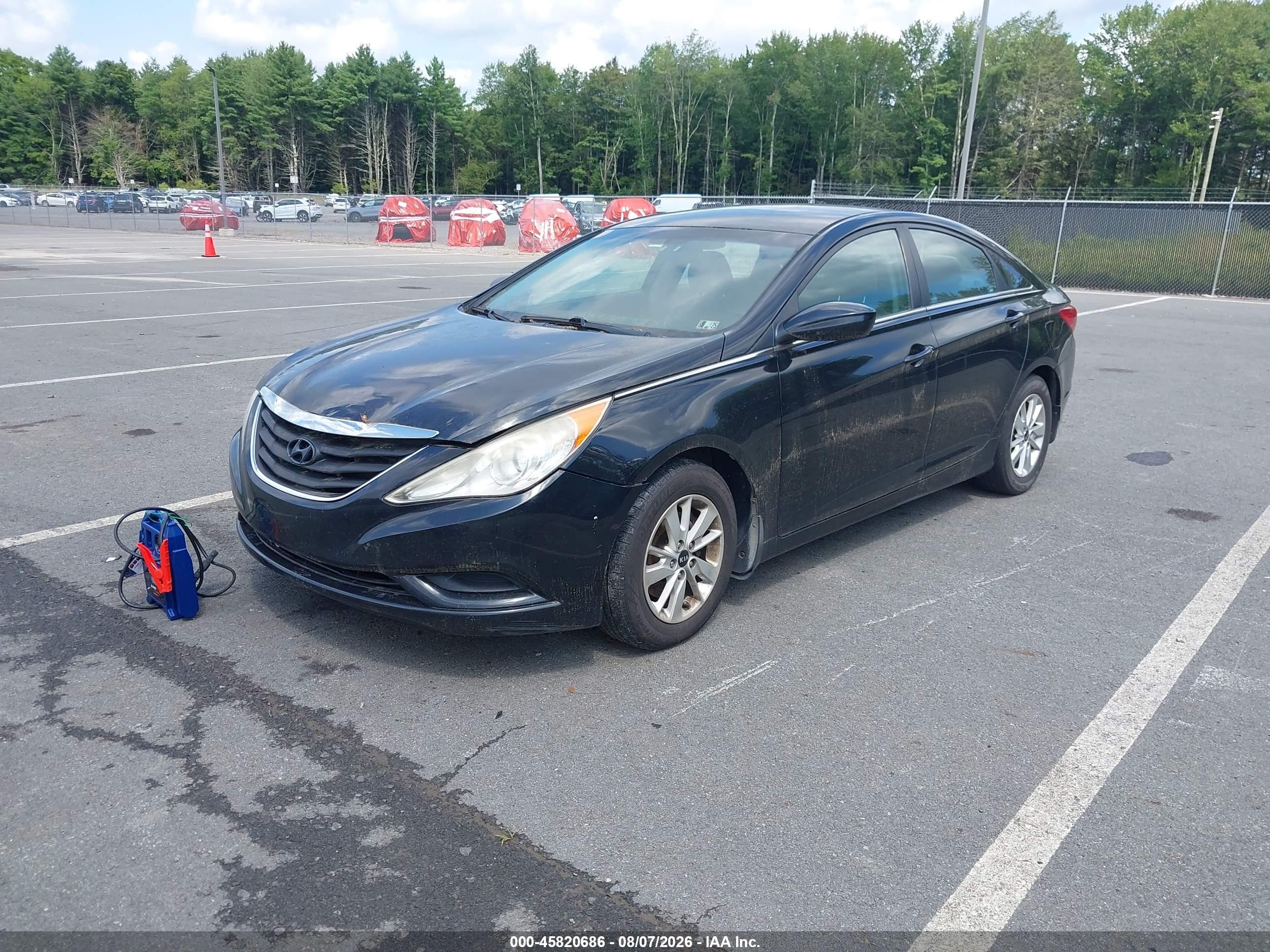 2011 Hyundai Sonata Gls Black vin: 5NPEB4AC0BH300711