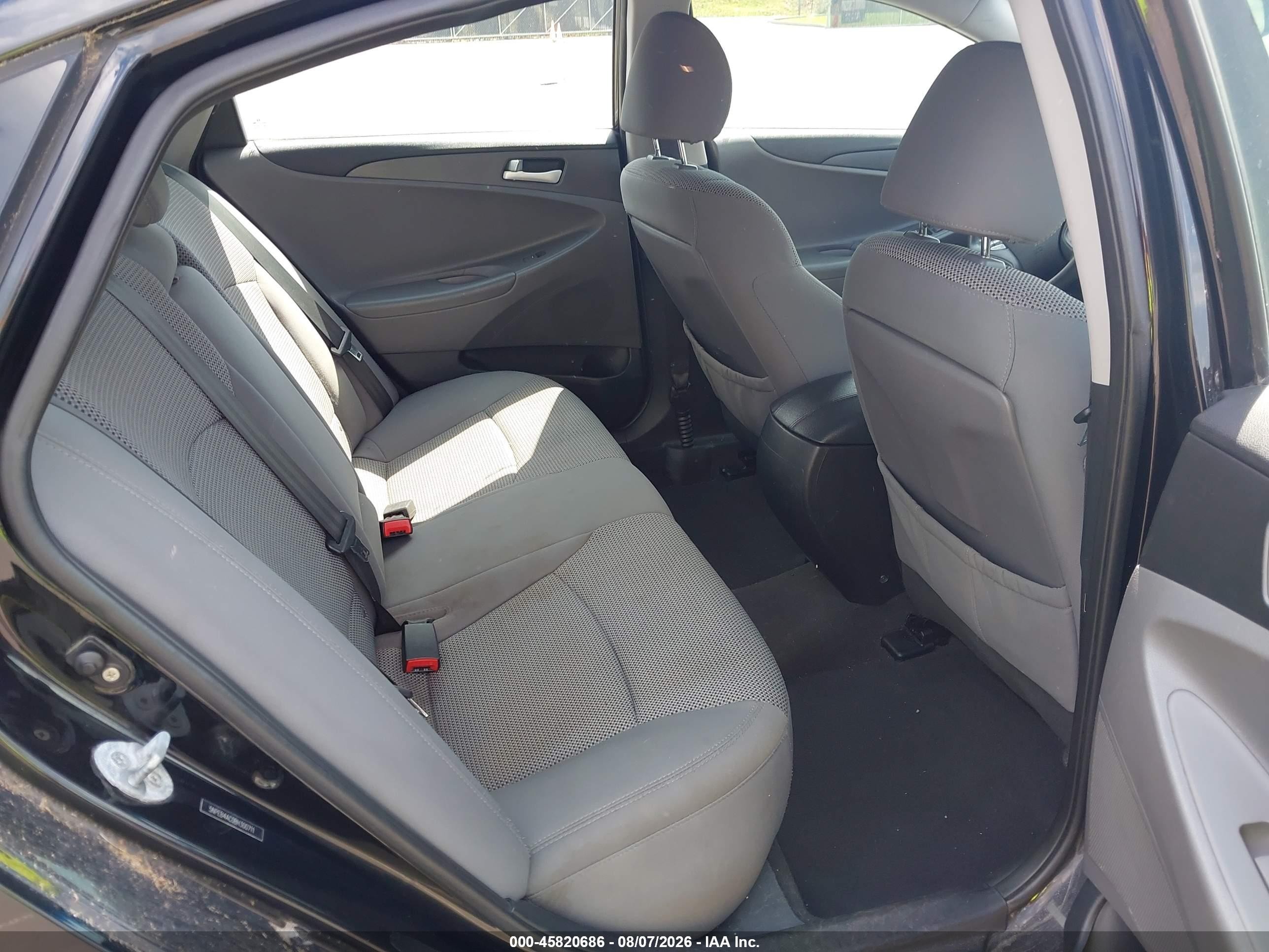 2011 Hyundai Sonata Gls Black vin: 5NPEB4AC0BH300711