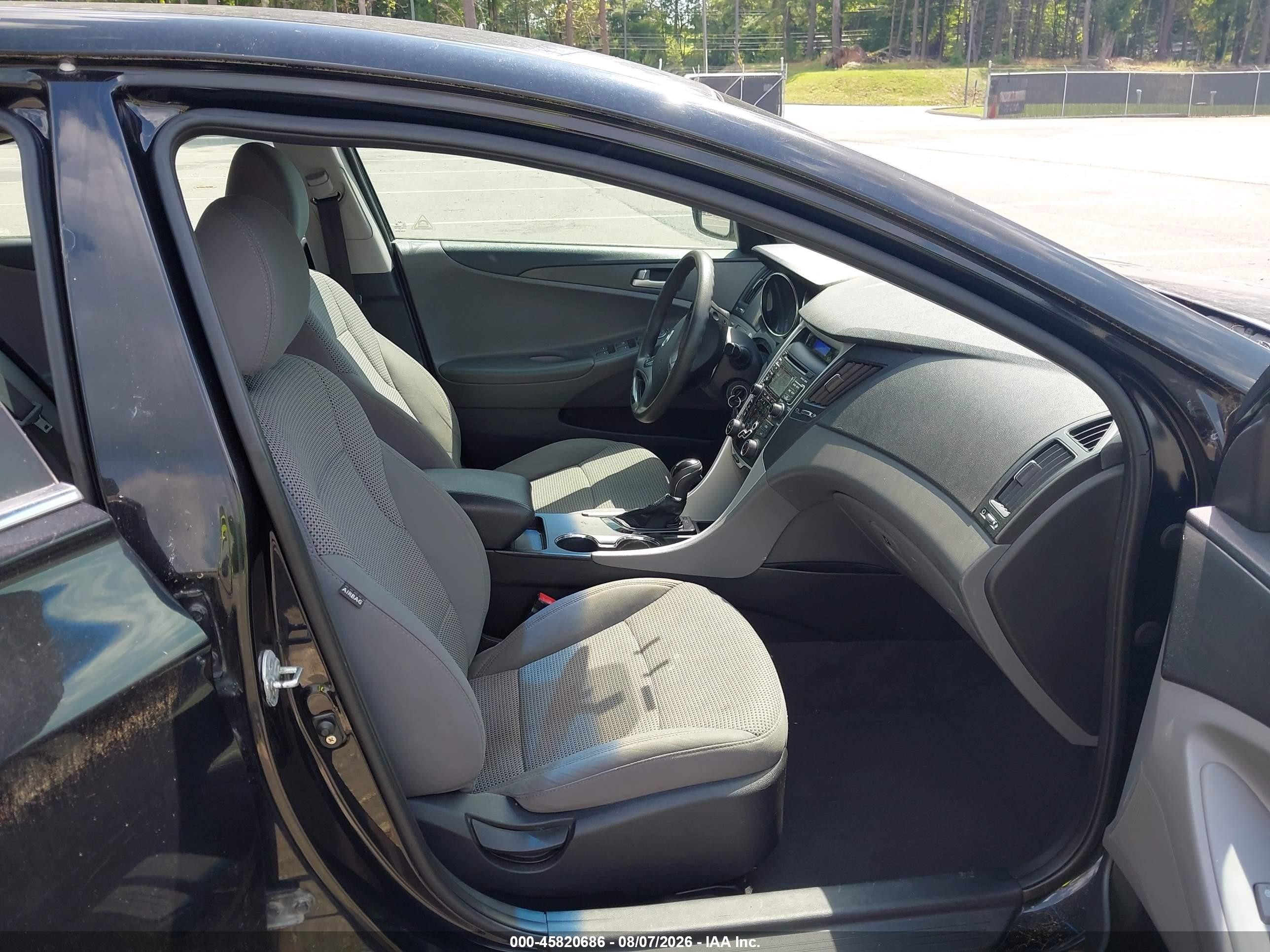 2011 Hyundai Sonata Gls Black vin: 5NPEB4AC0BH300711