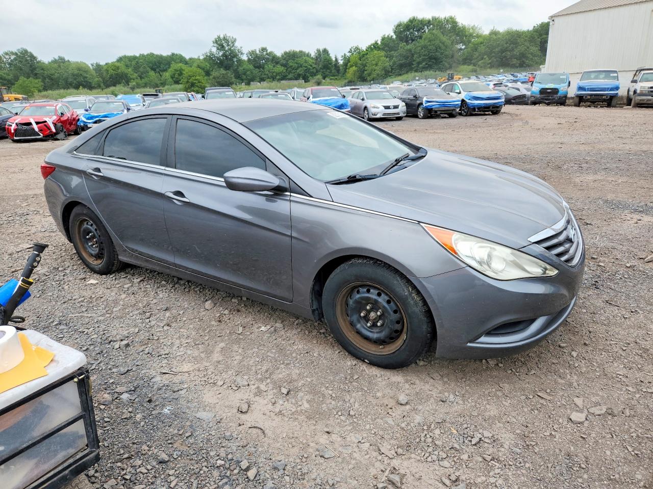 2012 Hyundai Sonata Gls Gray vin: 5NPEB4AC0CH309409