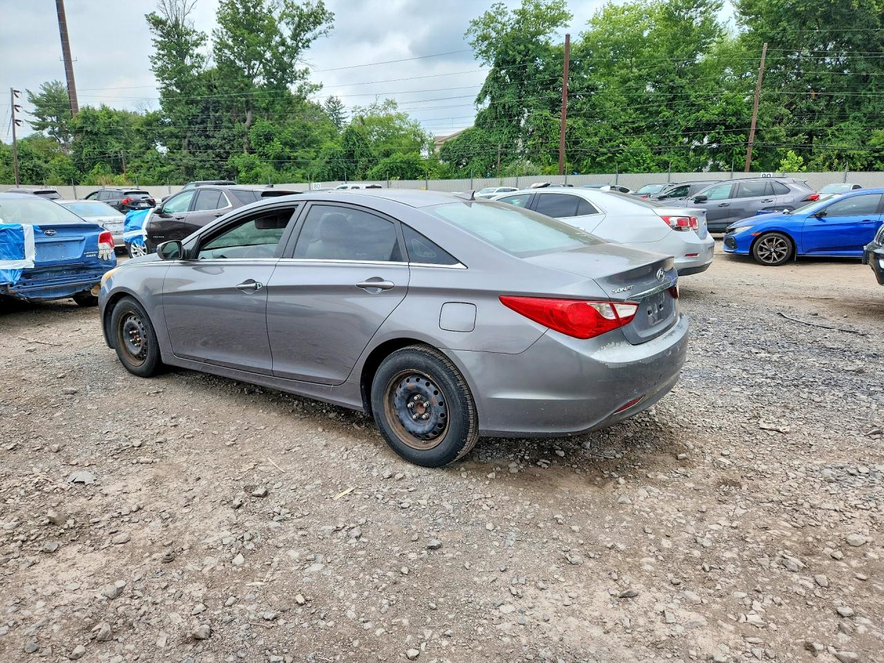2012 Hyundai Sonata Gls Gray vin: 5NPEB4AC0CH309409