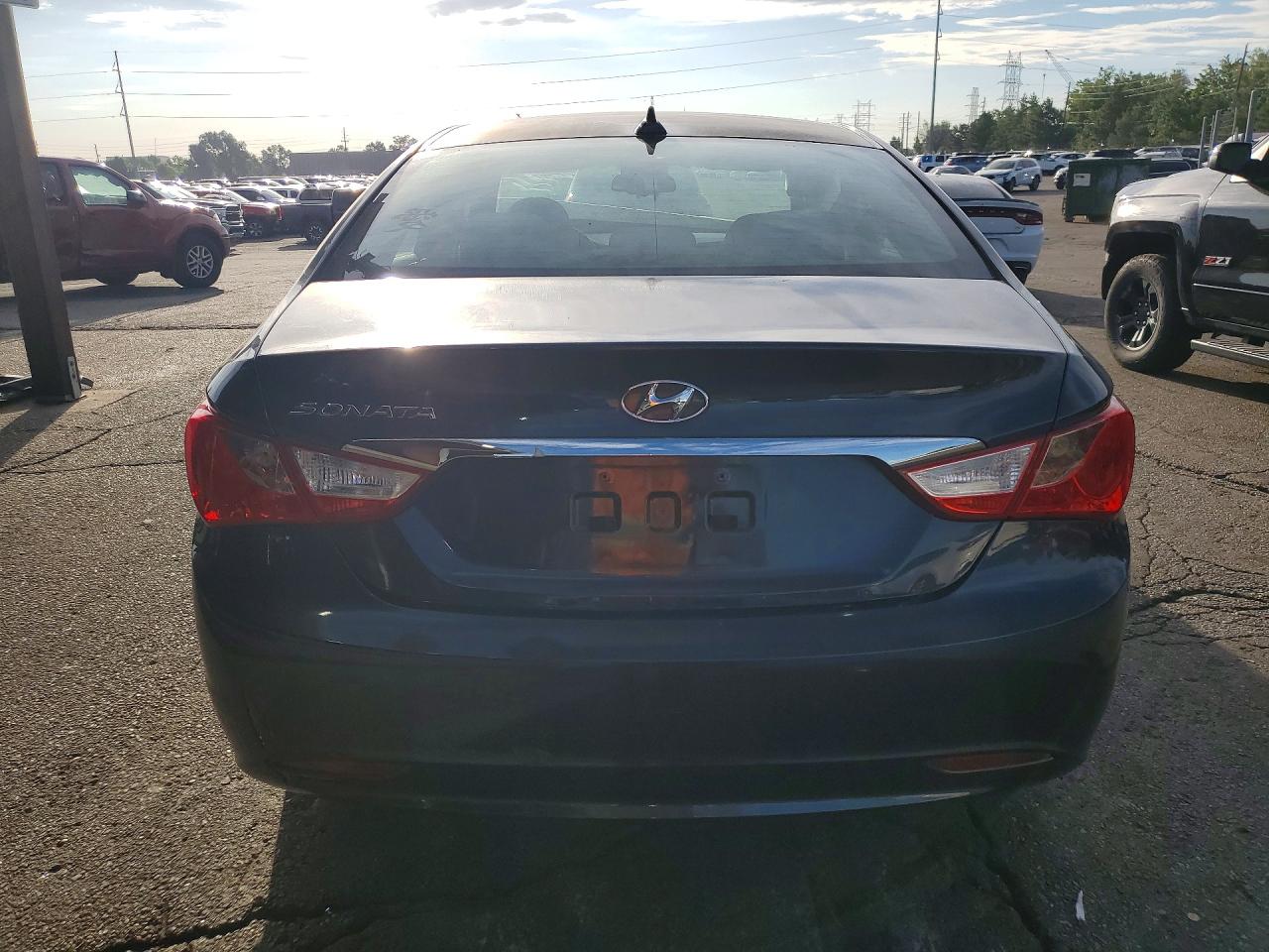 2012 Hyundai Sonata Gls Gray vin: 5NPEB4AC0CH313637