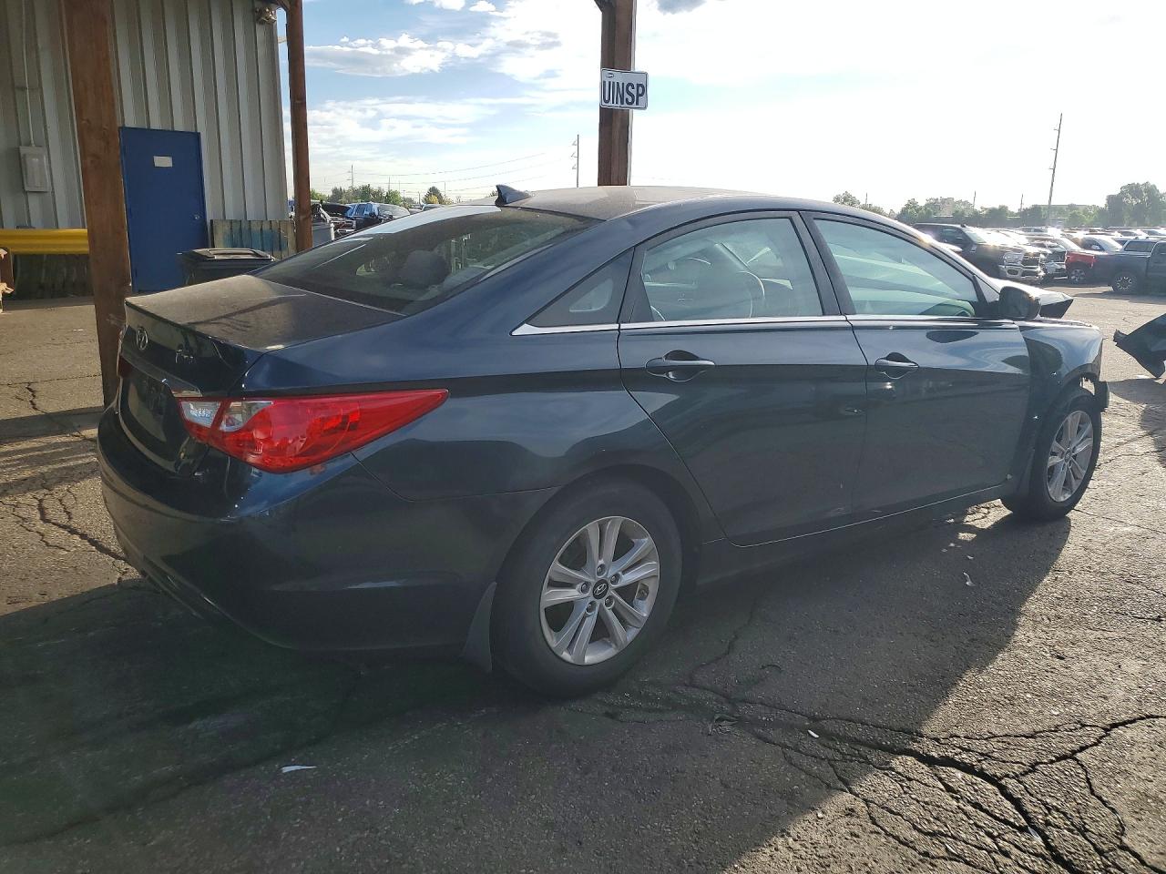 2012 Hyundai Sonata Gls Gray vin: 5NPEB4AC0CH313637