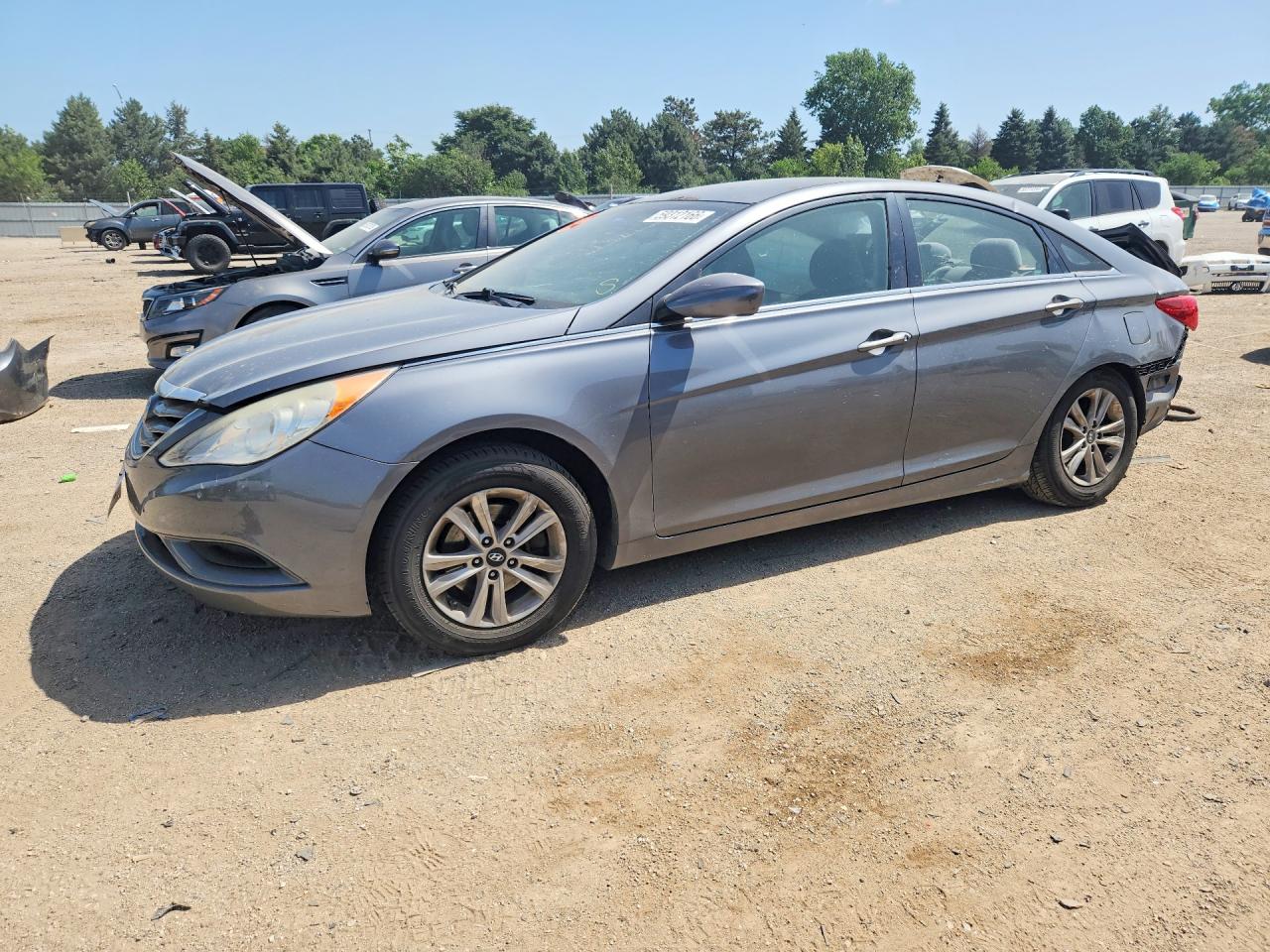 2012 Hyundai Sonata Gls Gray vin: 5NPEB4AC0CH314433