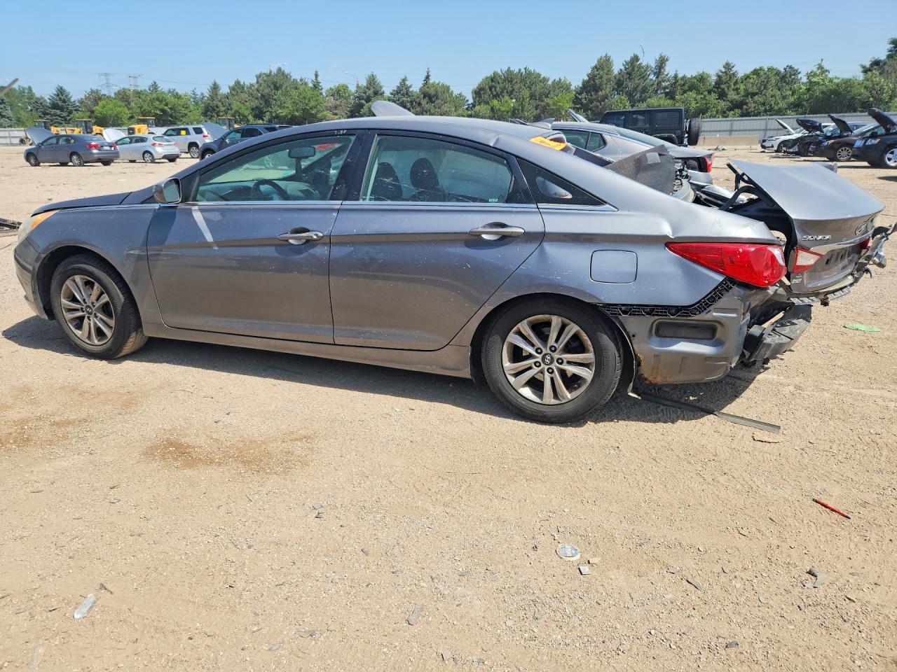 2012 Hyundai Sonata Gls Gray vin: 5NPEB4AC0CH314433
