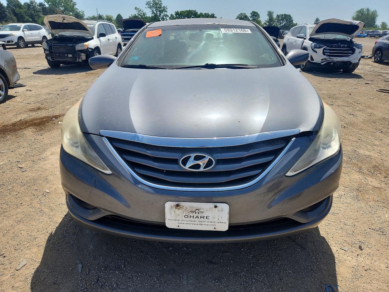 2012 Hyundai Sonata Gls Gray vin: 5NPEB4AC0CH314433