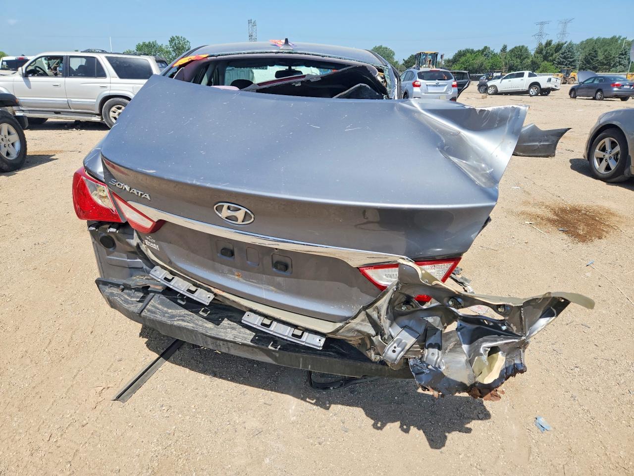 2012 Hyundai Sonata Gls Gray vin: 5NPEB4AC0CH314433