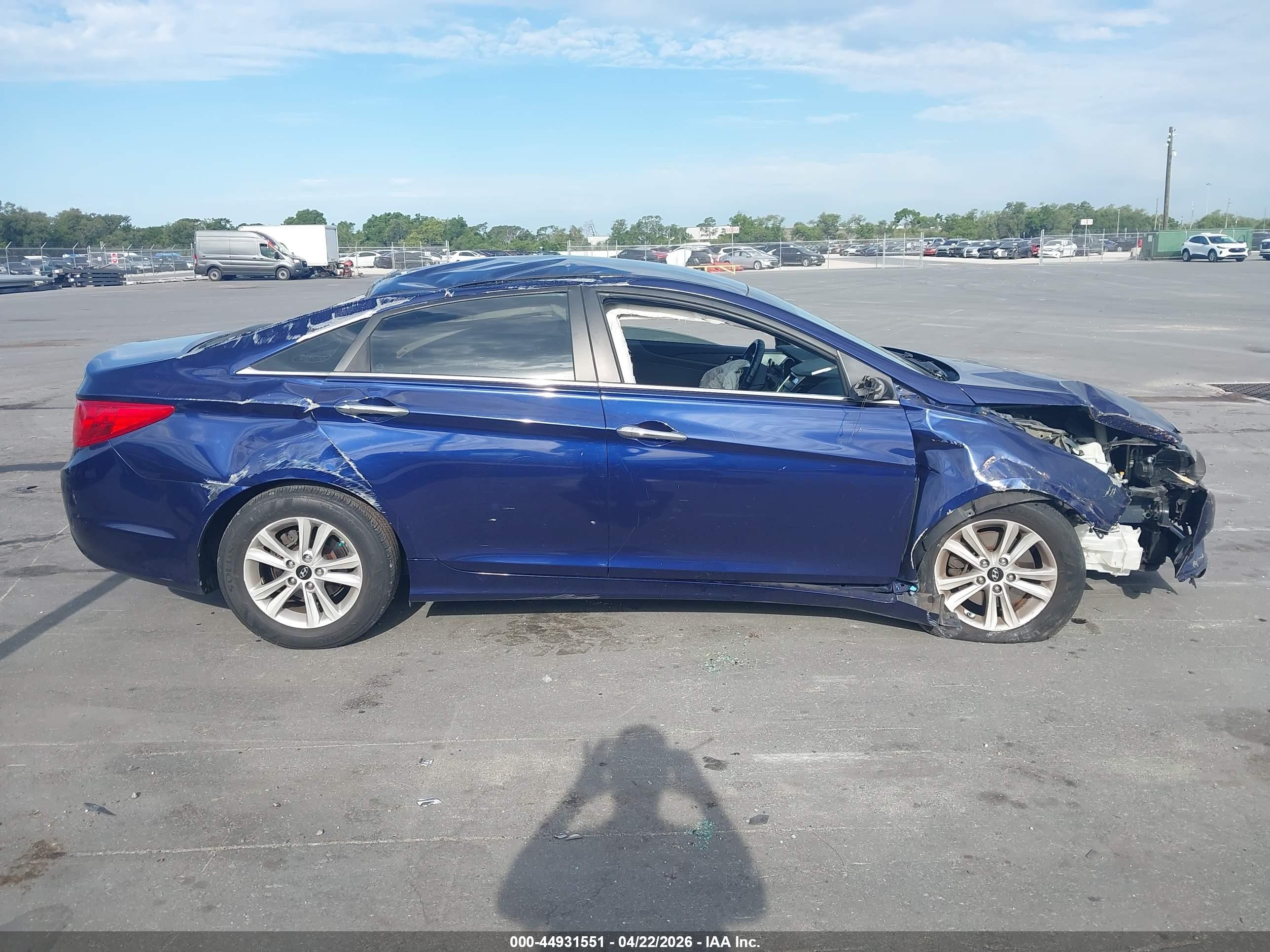 2012 Hyundai Sonata Gls Blue vin: 5NPEB4AC0CH335380