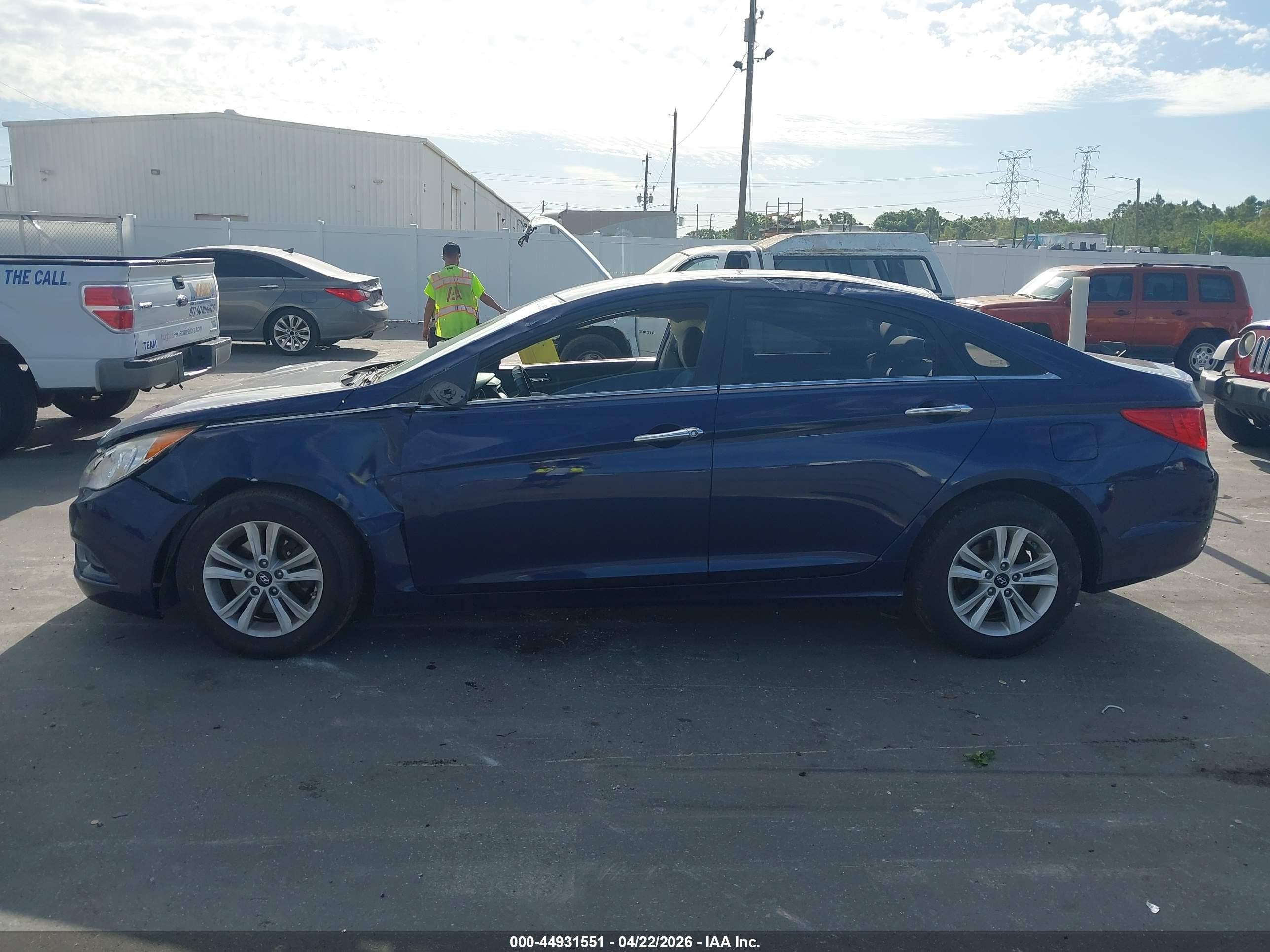 2012 Hyundai Sonata Gls Blue vin: 5NPEB4AC0CH335380