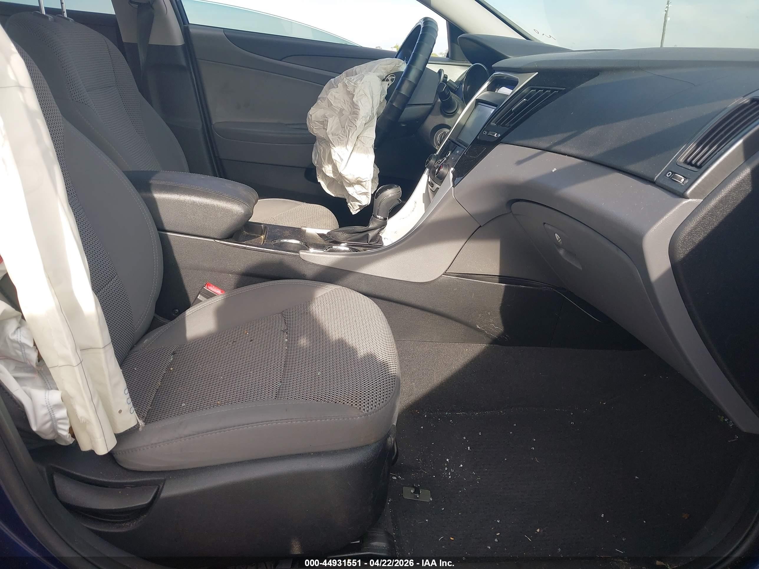 2012 Hyundai Sonata Gls Blue vin: 5NPEB4AC0CH335380