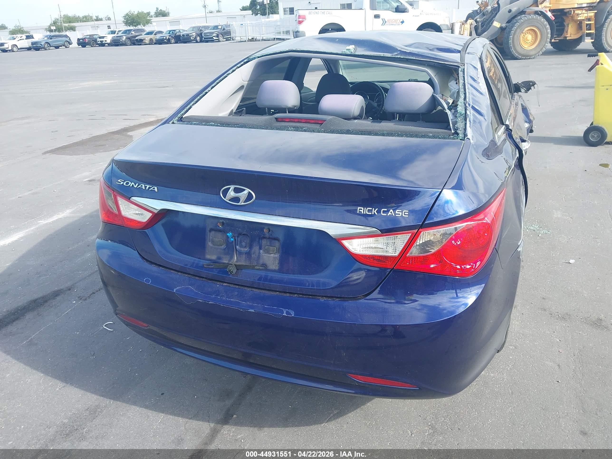 2012 Hyundai Sonata Gls Blue vin: 5NPEB4AC0CH335380