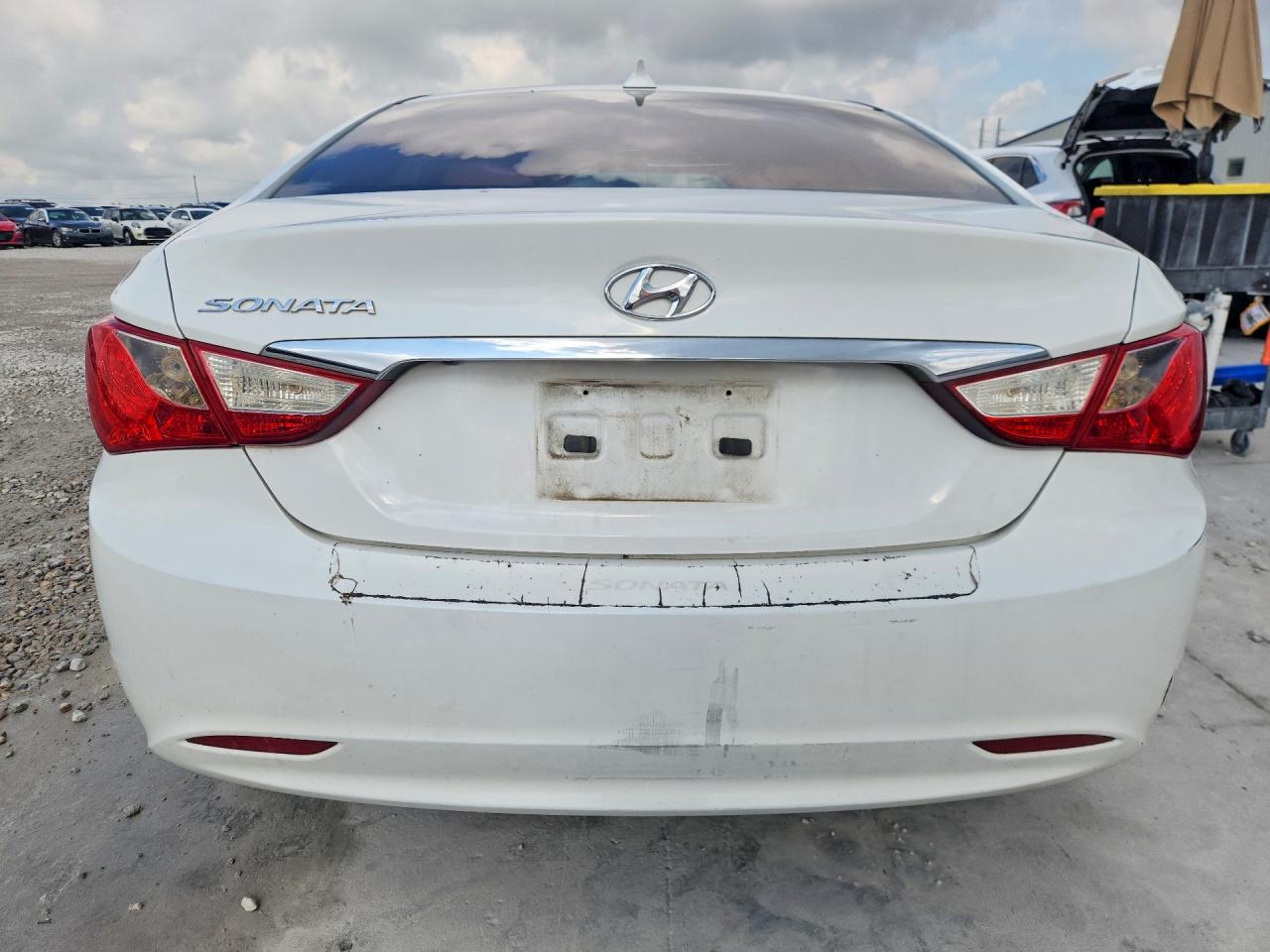 2012 Hyundai Sonata Gls White vin: 5NPEB4AC0CH341745