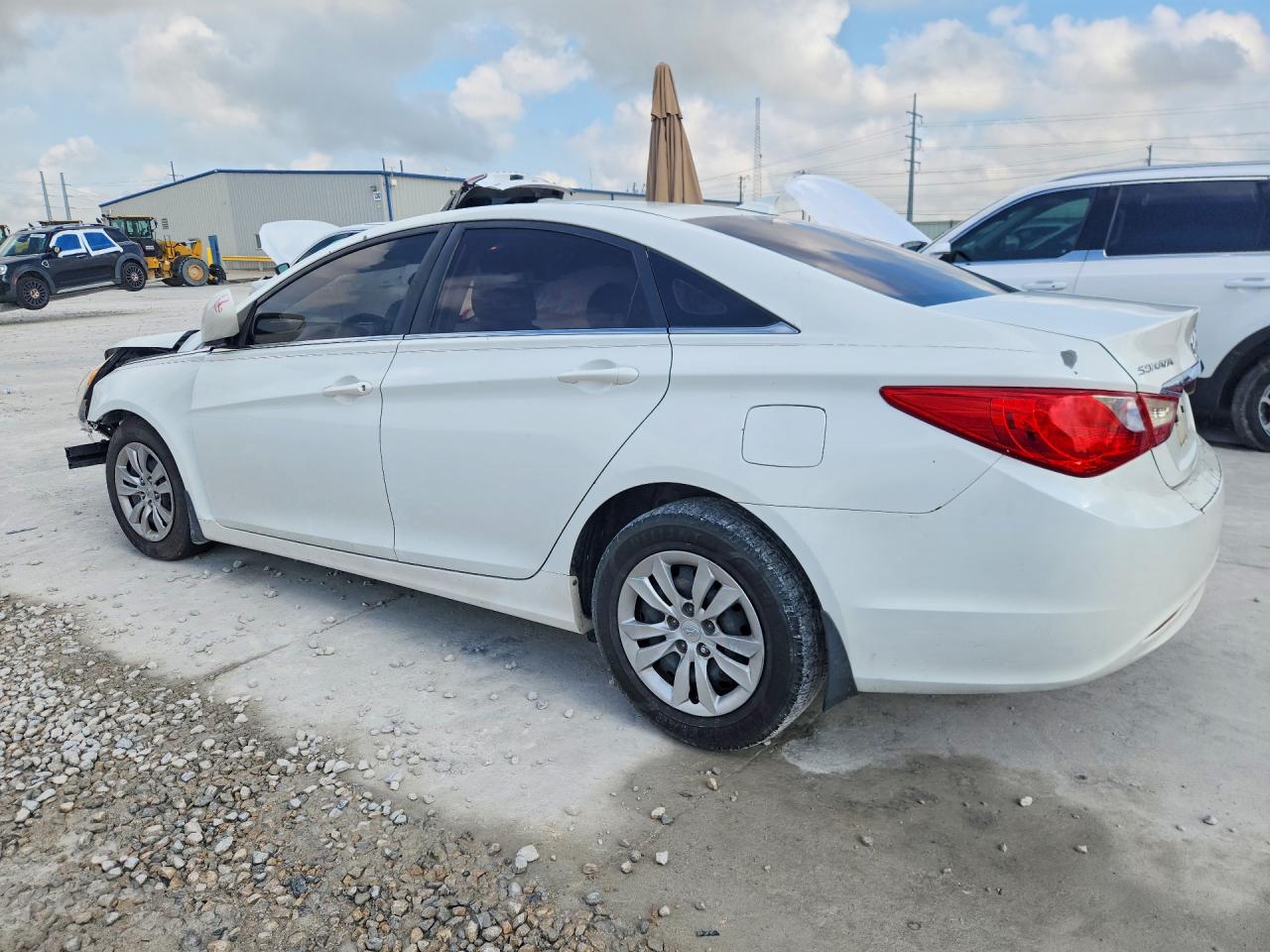 2012 Hyundai Sonata Gls White vin: 5NPEB4AC0CH341745