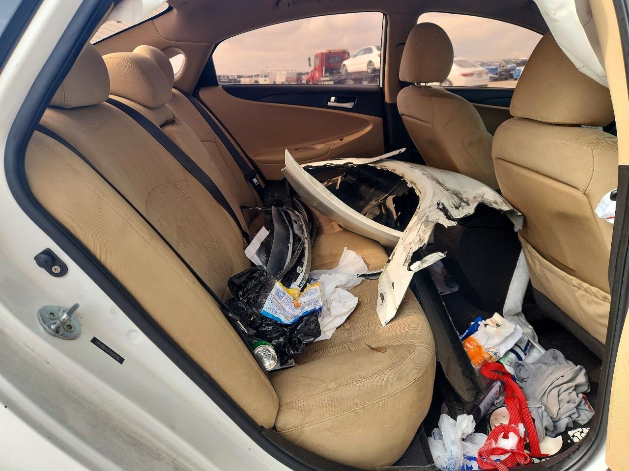 2012 Hyundai Sonata Gls White vin: 5NPEB4AC0CH341745