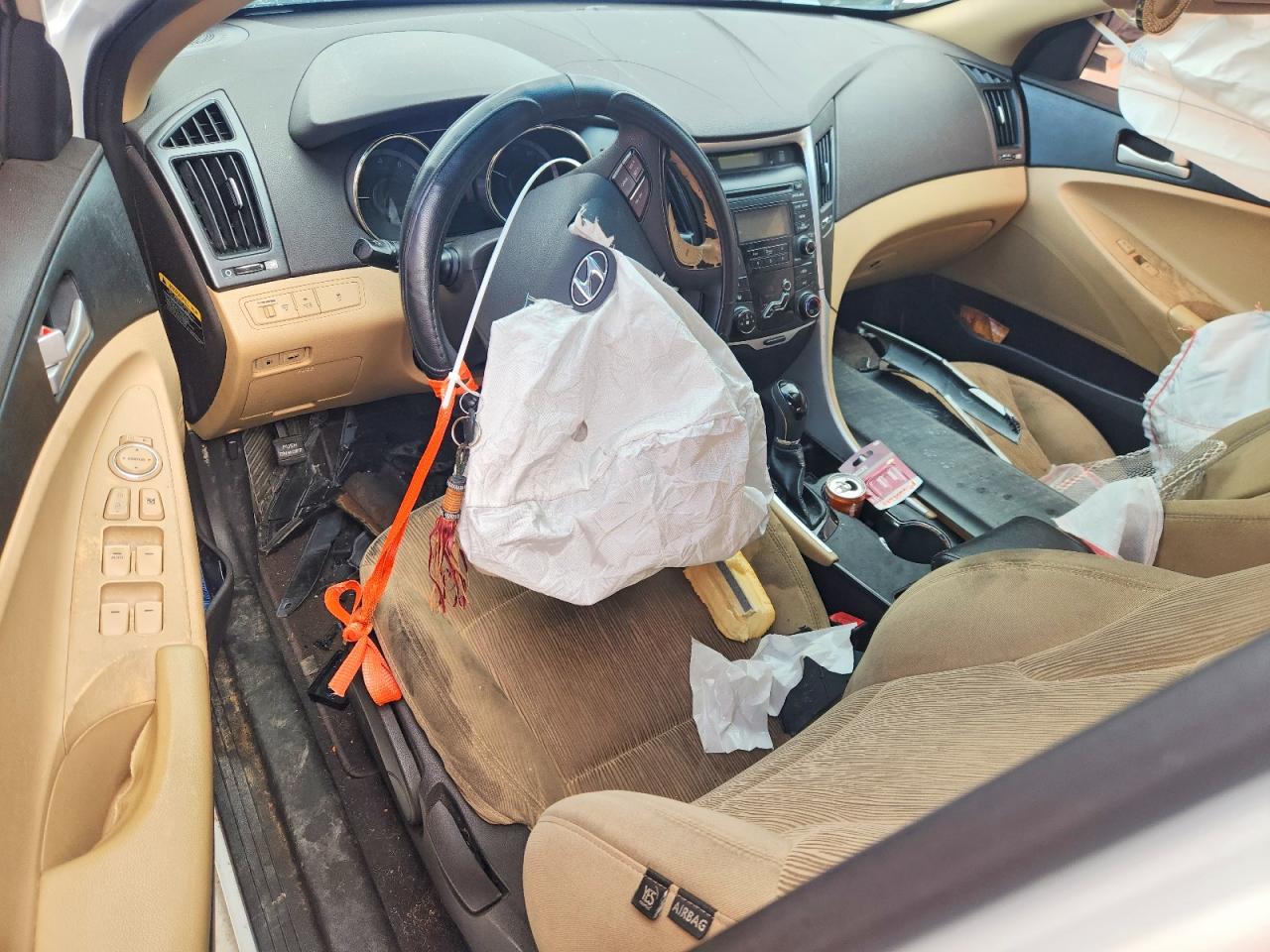 2012 Hyundai Sonata Gls White vin: 5NPEB4AC0CH341745