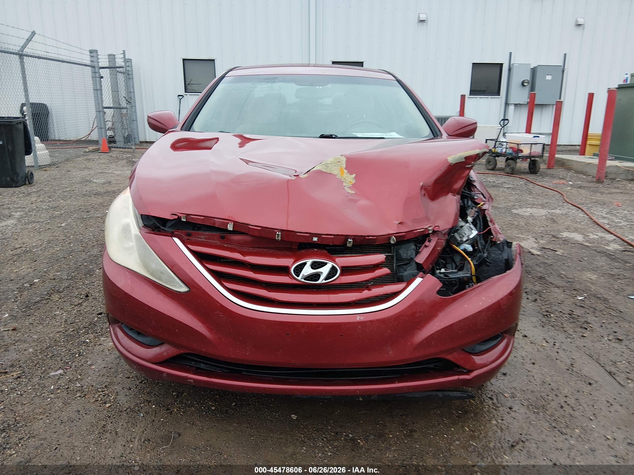 2012 Hyundai Sonata Gls Red vin: 5NPEB4AC0CH341857
