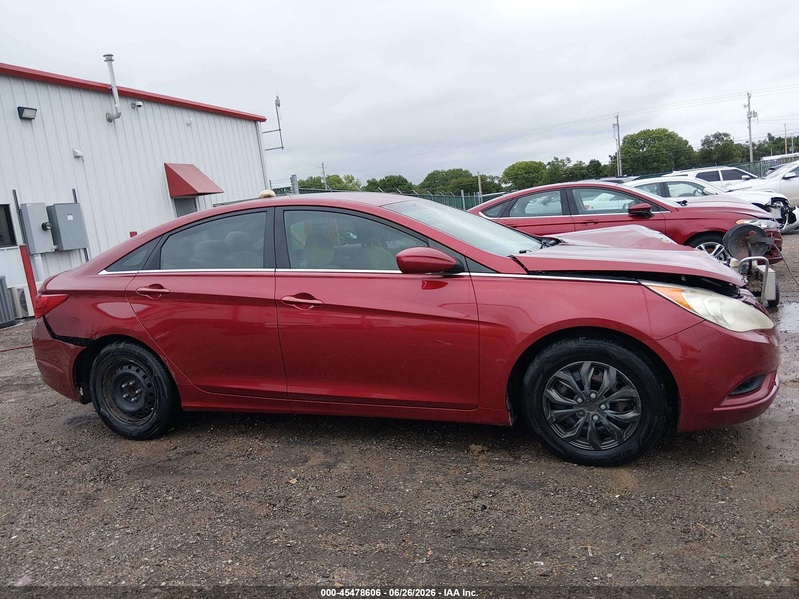 2012 Hyundai Sonata Gls Red vin: 5NPEB4AC0CH341857