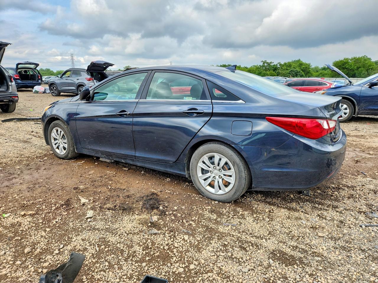2012 Hyundai Sonata Gls Blue vin: 5NPEB4AC0CH349344