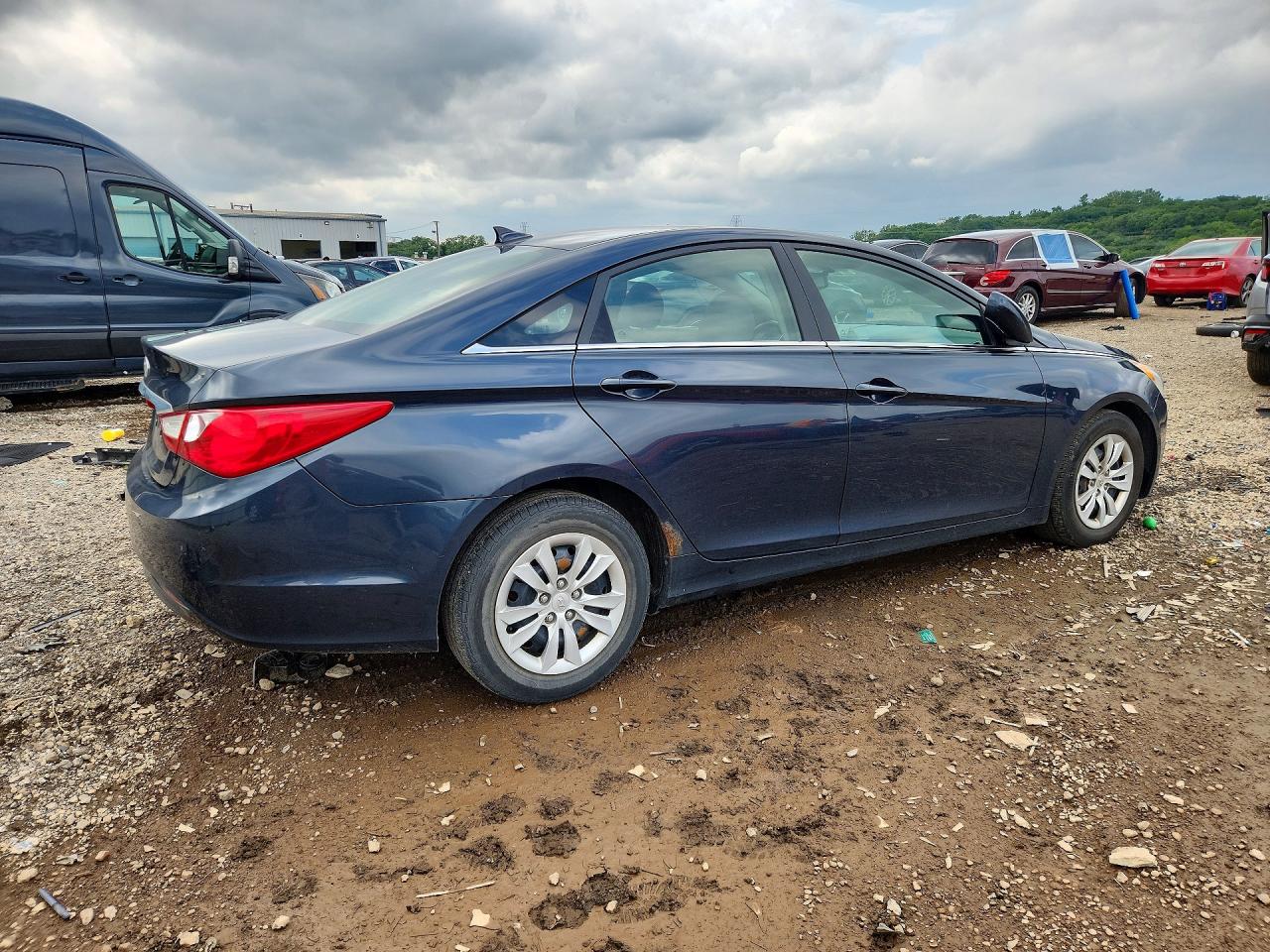 2012 Hyundai Sonata Gls Blue vin: 5NPEB4AC0CH349344