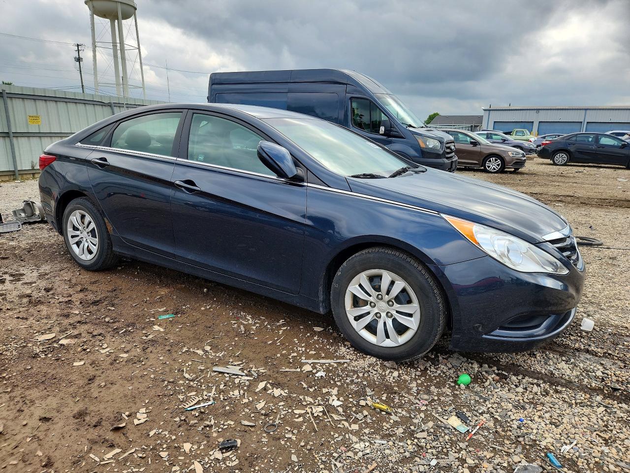 2012 Hyundai Sonata Gls Blue vin: 5NPEB4AC0CH349344