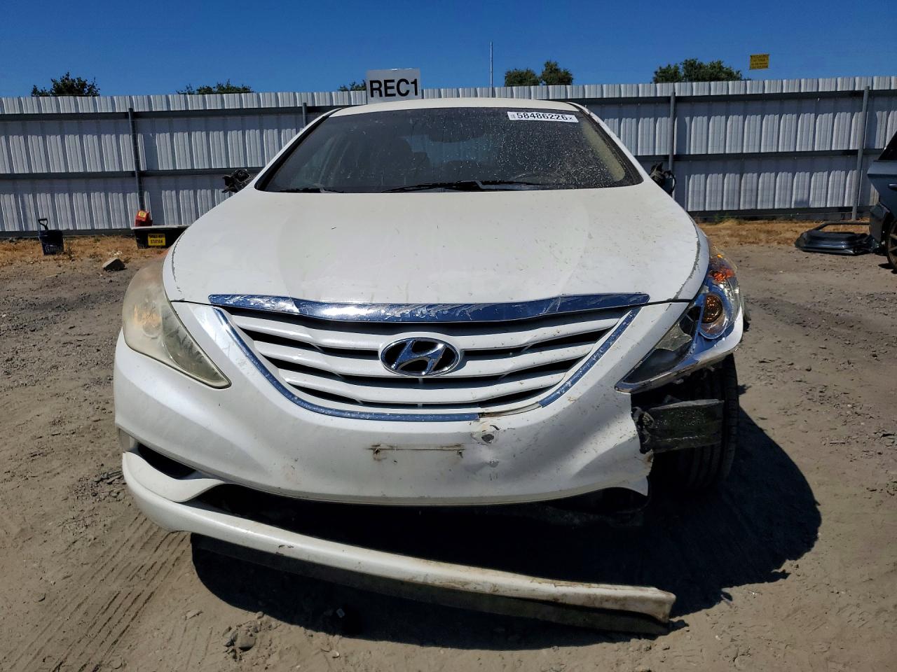 2012 Hyundai Sonata Gls White vin: 5NPEB4AC0CH354267