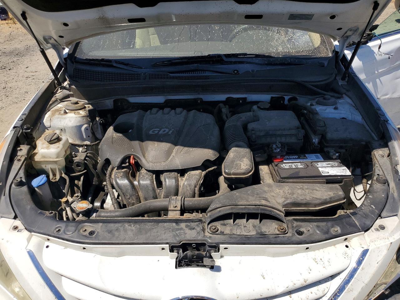 2012 Hyundai Sonata Gls White vin: 5NPEB4AC0CH354267